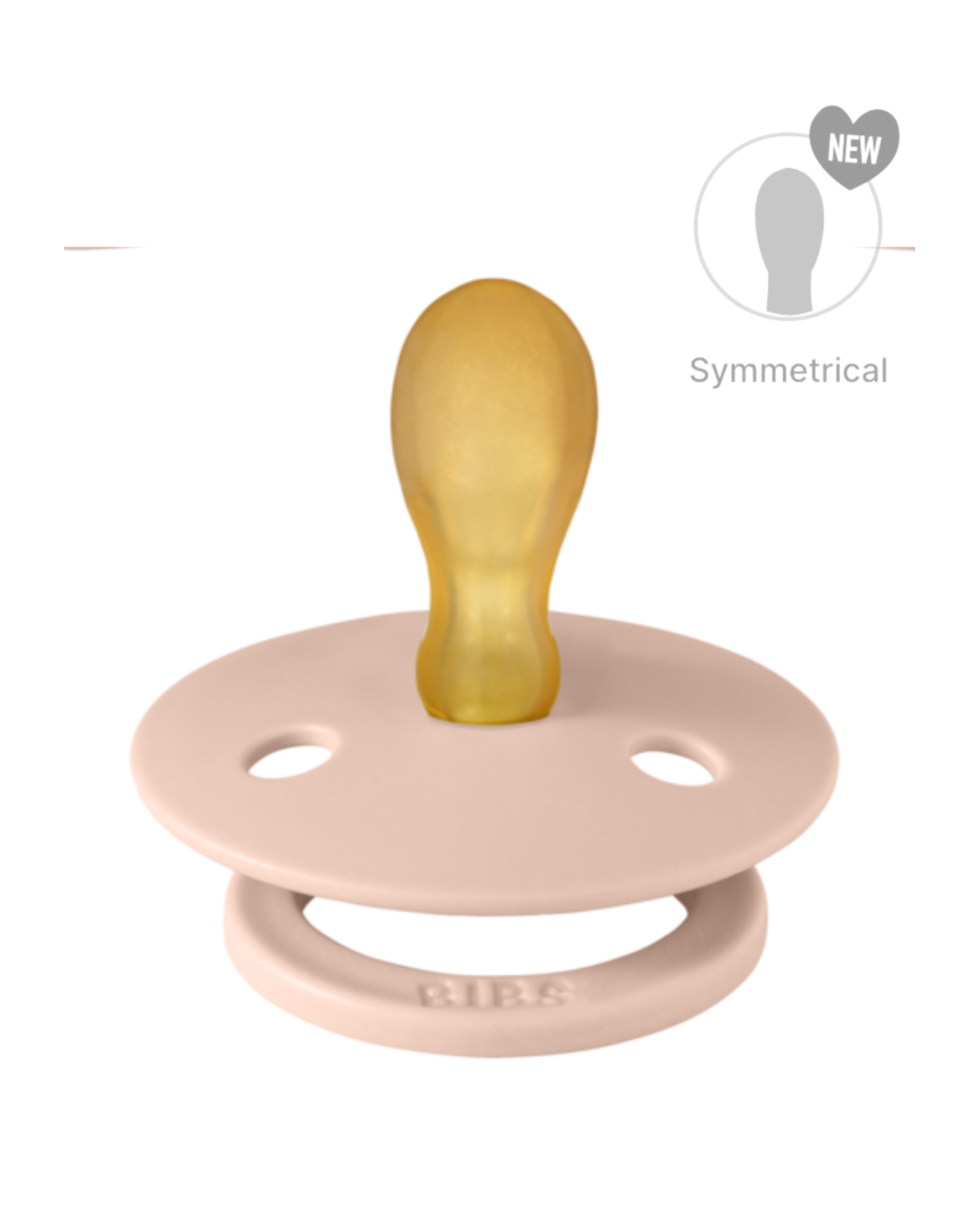 BIBS Blush/Ivory Pacifiers