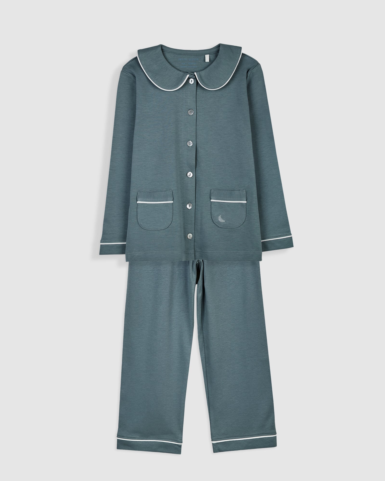 Chemise de pyjama pour enfant bleu foncé