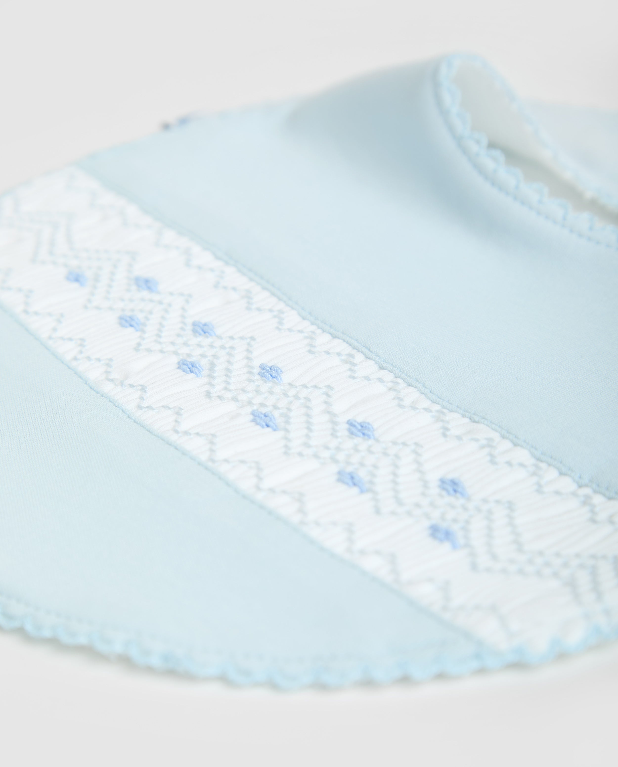 Blue Smock Bib