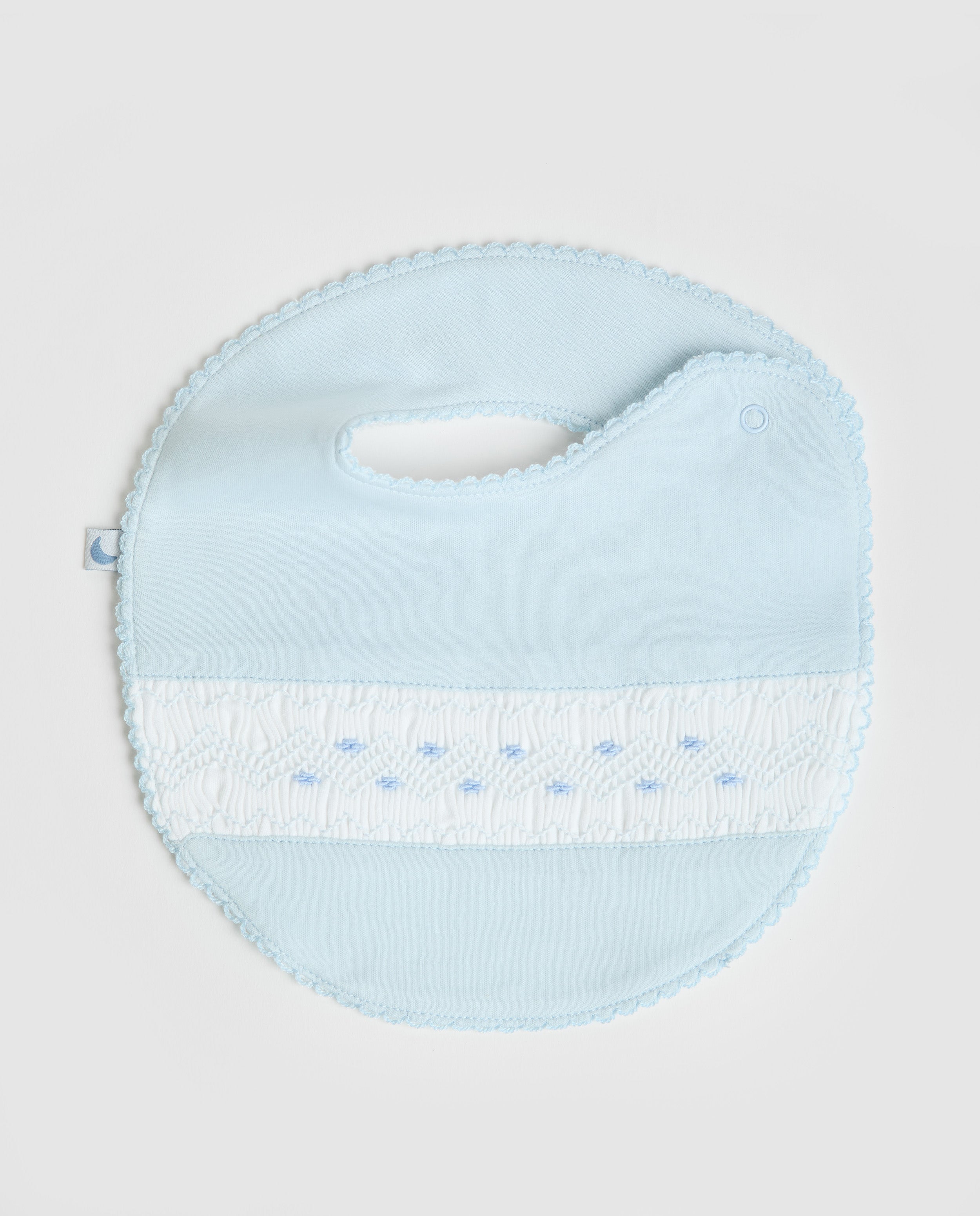 Blue Smock Bib
