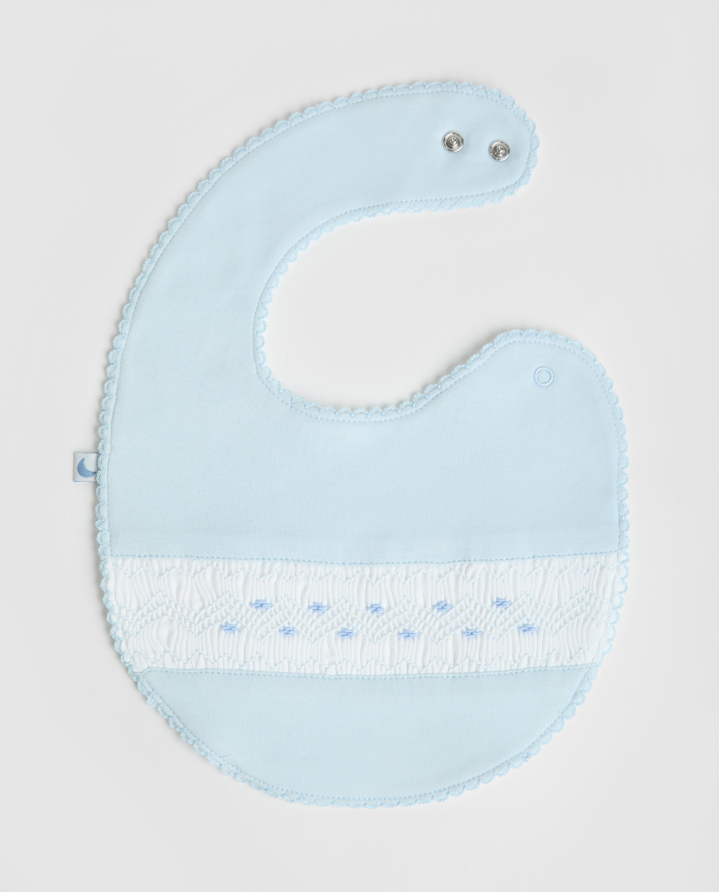 Blue Smock Bib