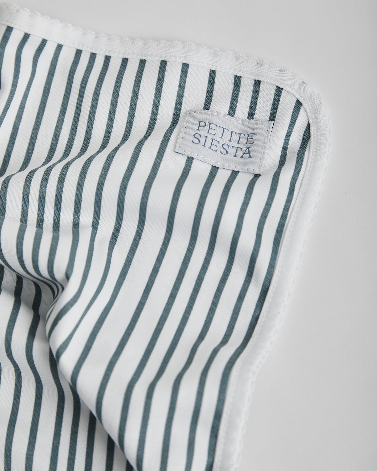 Lange bébé à rayures bleu foncé