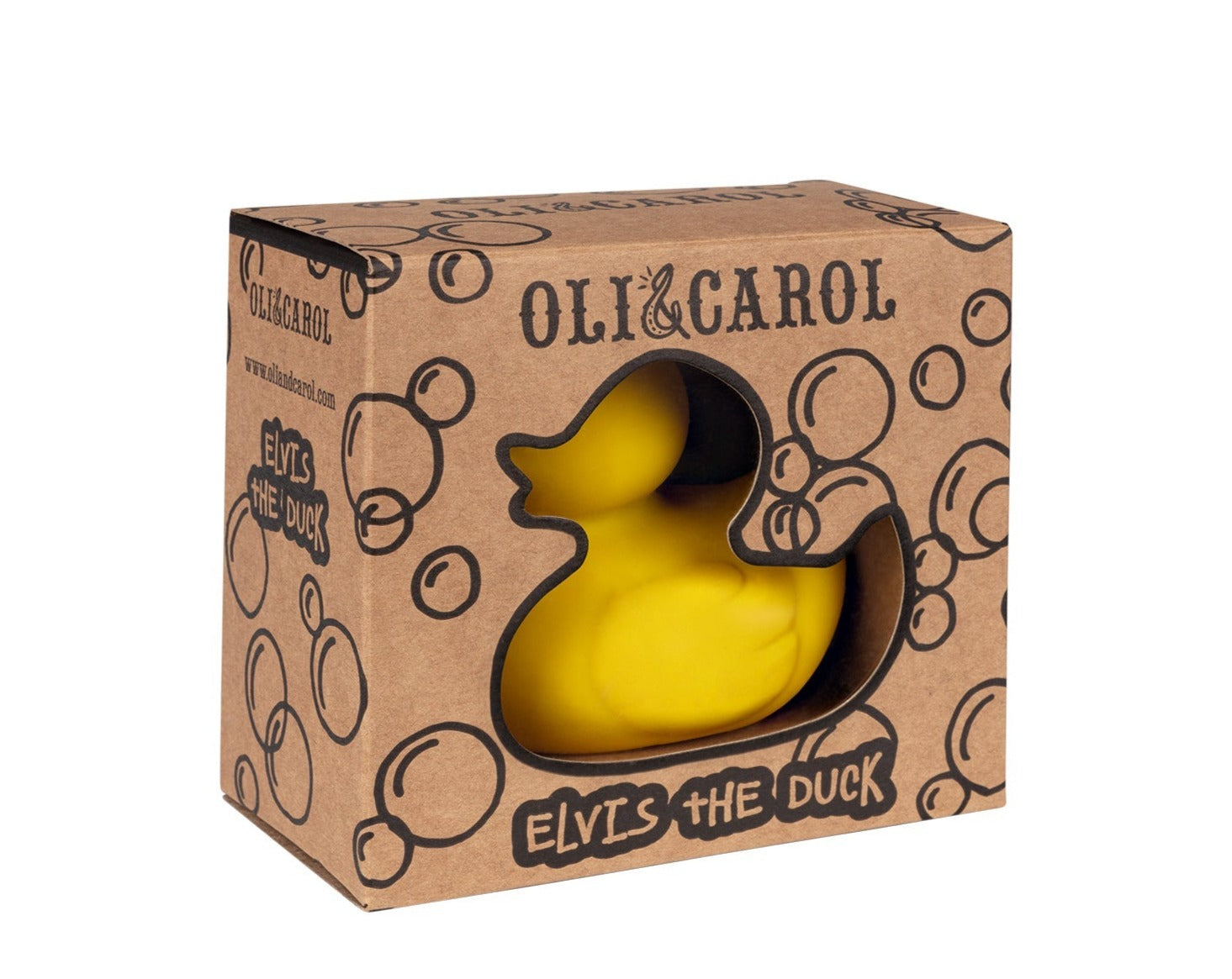 Yellow Elvis Duck - Oli&Carol Bath Toy