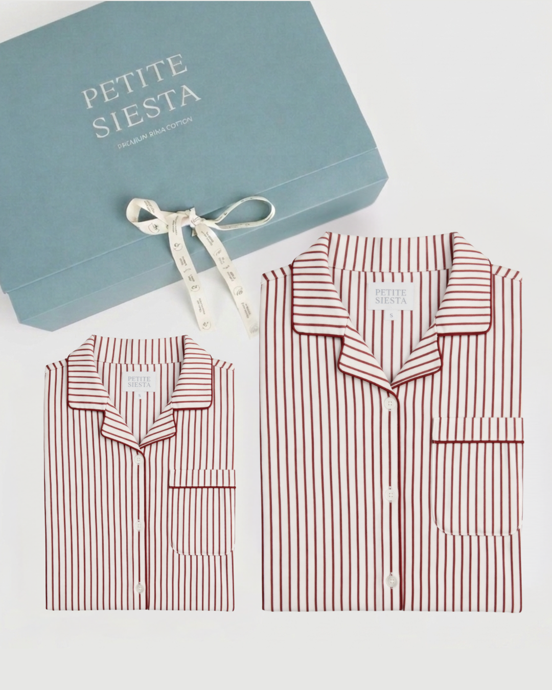 Pack Father & Son Stripes Burgundy