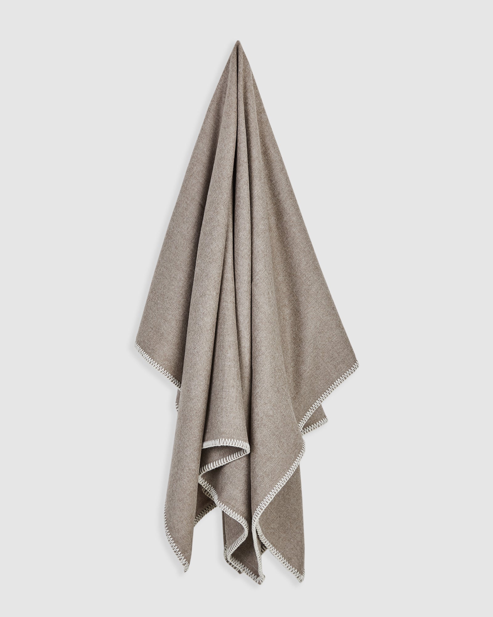 Couverture en bébé alpaga beige beige