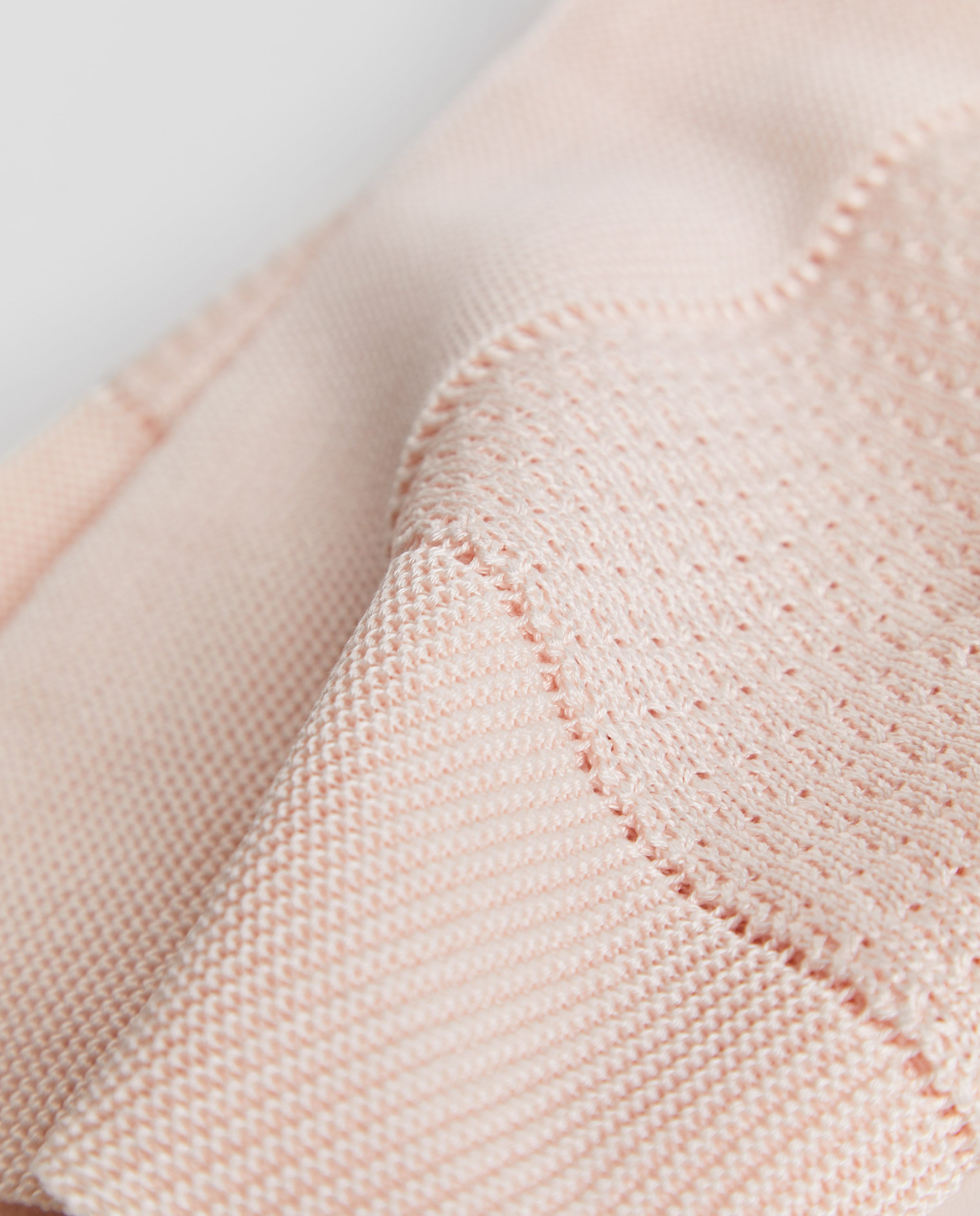Pink Cotton Pearl Shawl