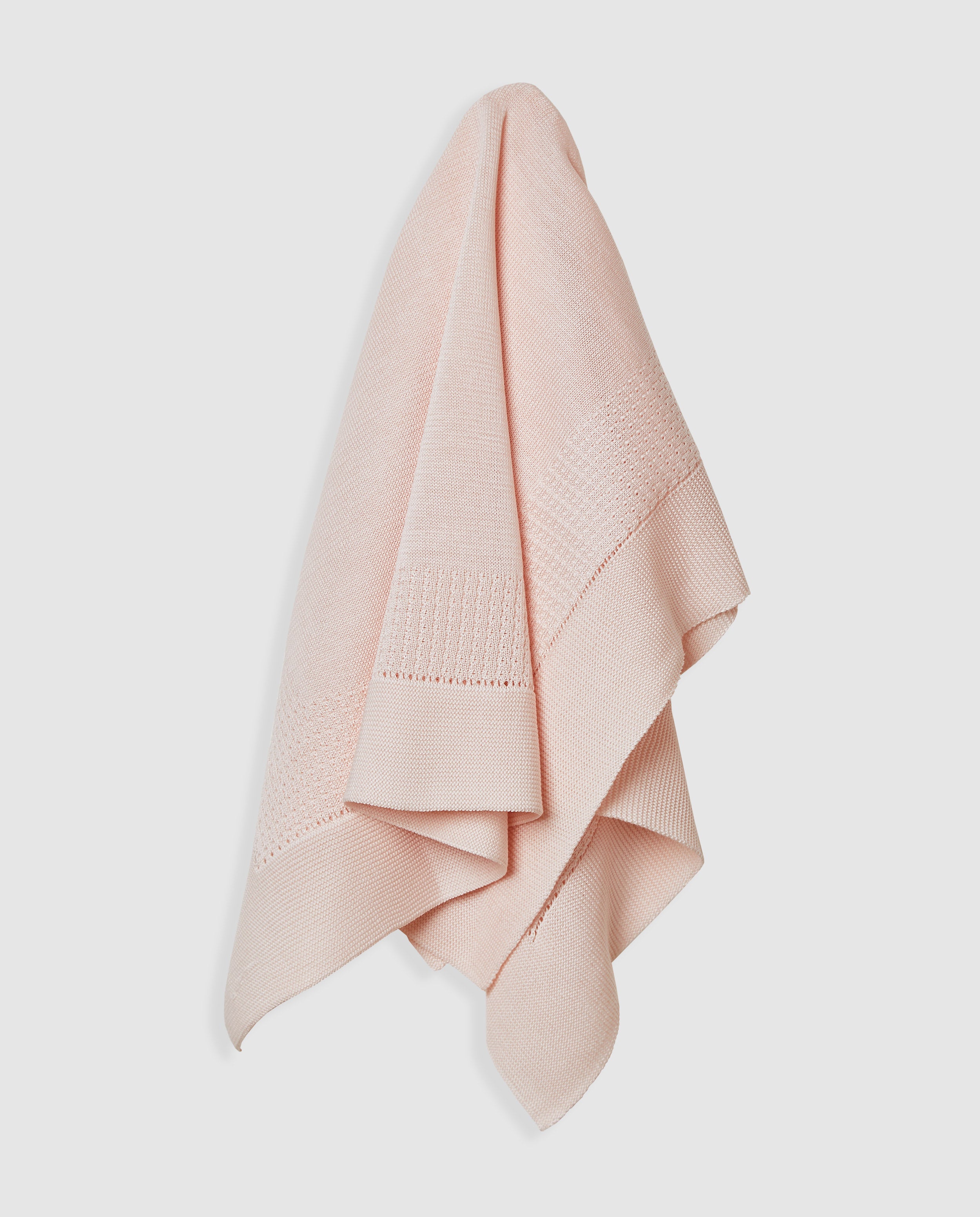 Pink Cotton Pearl Shawl