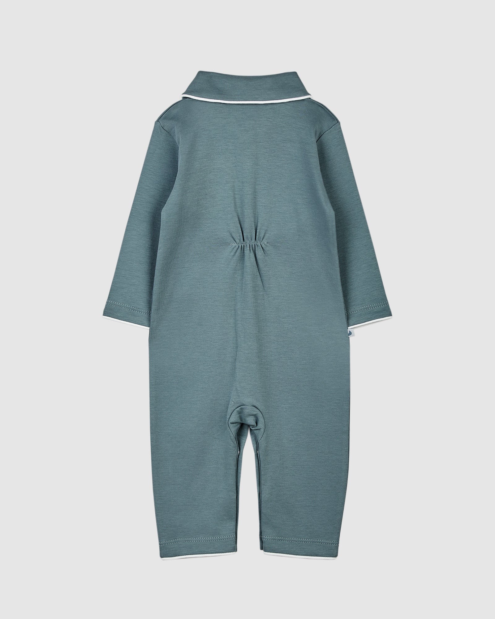 Deep Blue Baby Sleepsuit (footless)