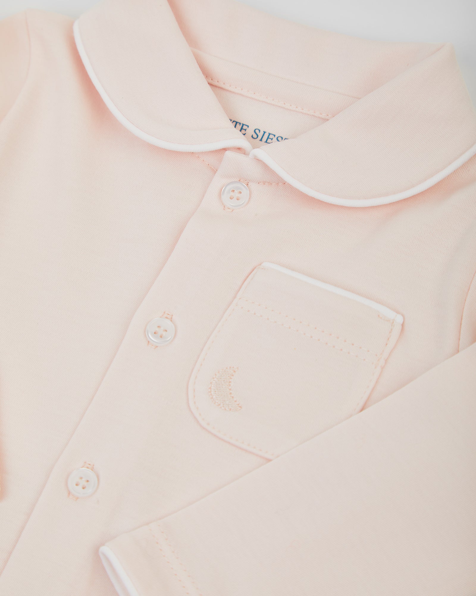 Pink Baby Sleepsuit (footless)