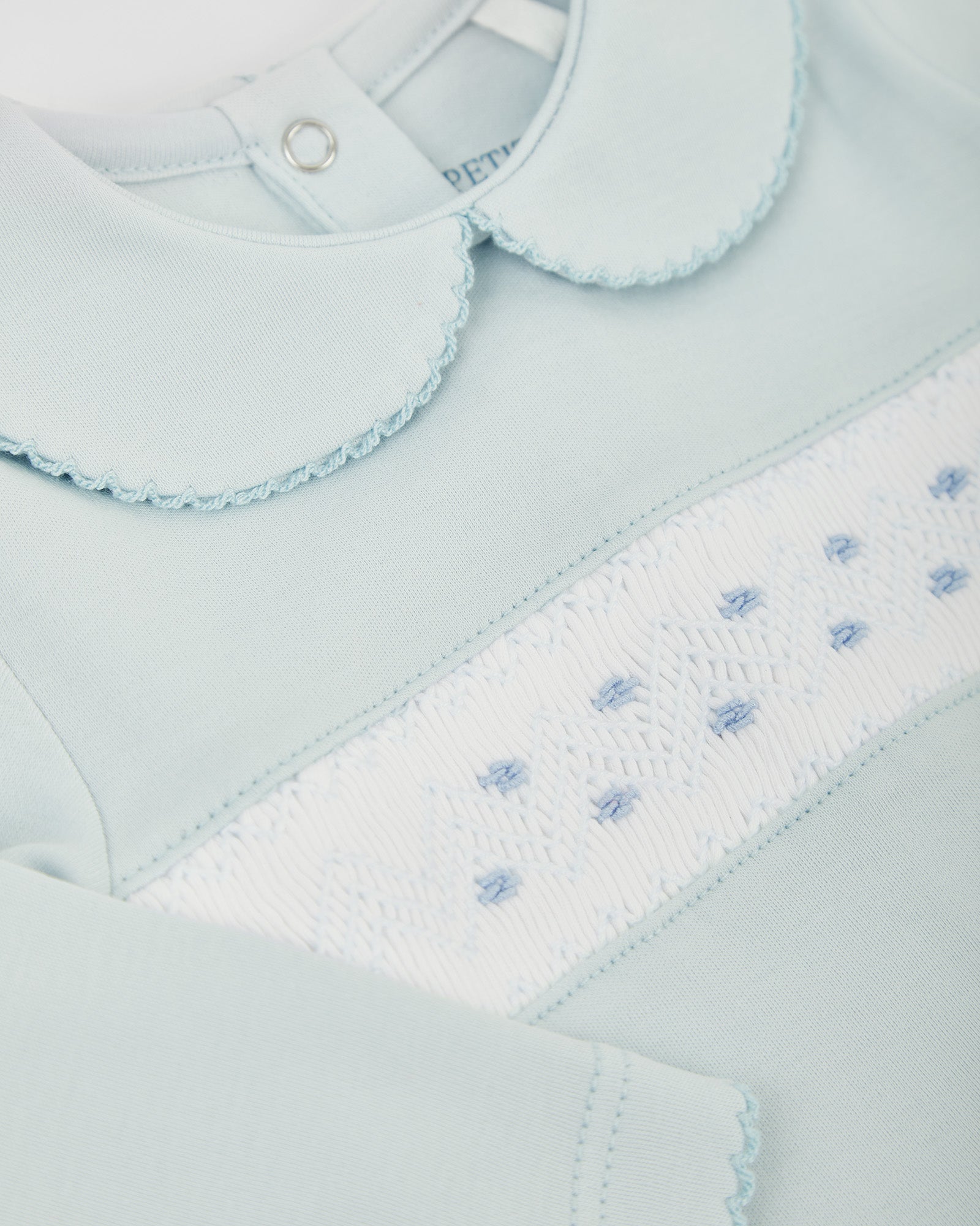 Pijama Bebé Smock Azul