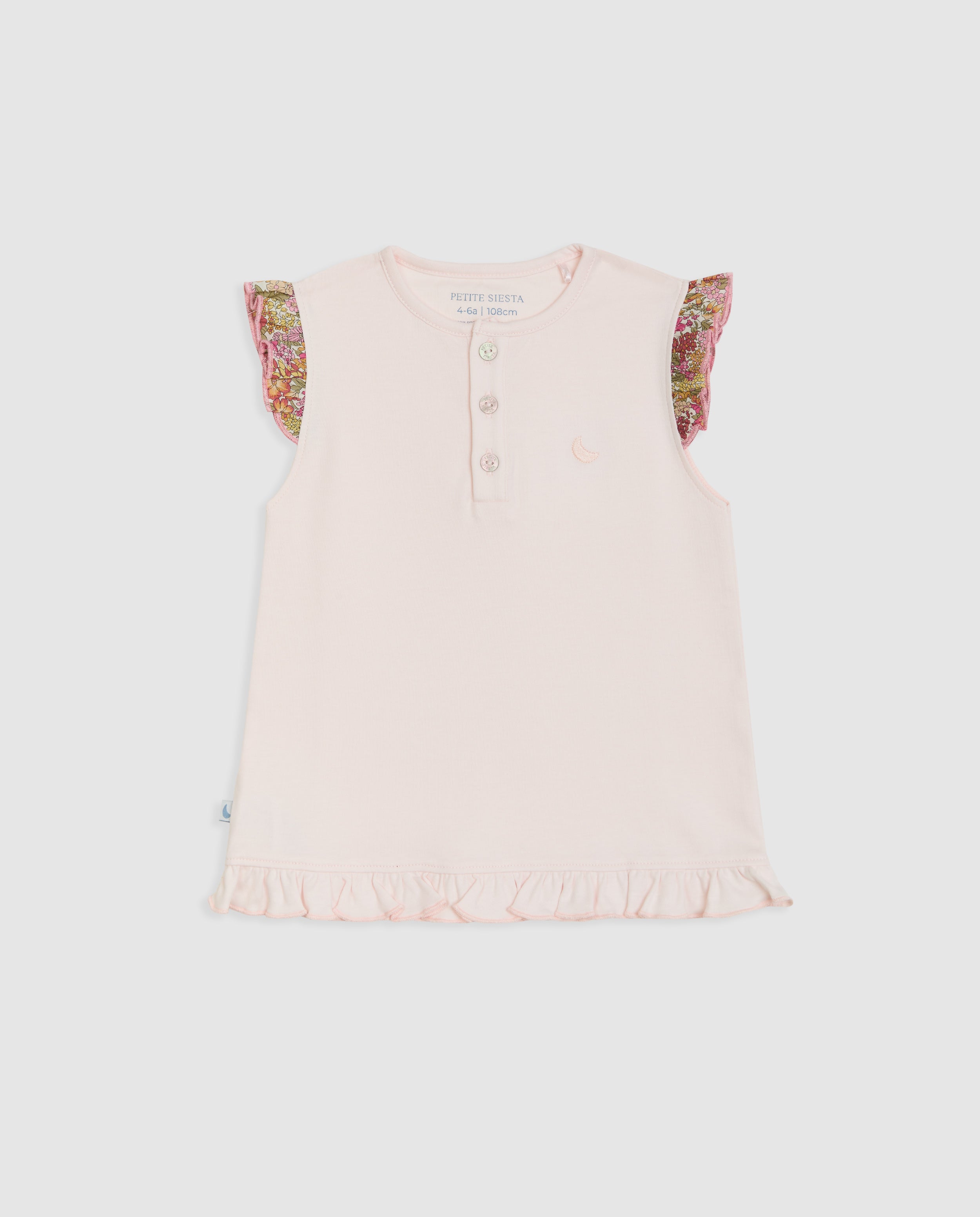 Pijama Niña Volantes Liberty Annie Corto