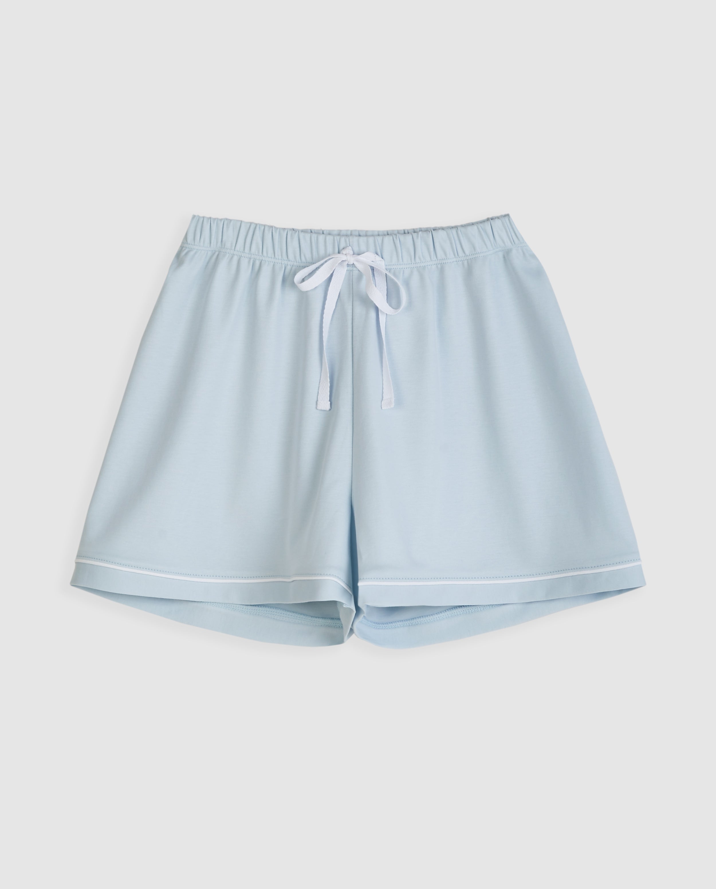 Pijama Mujer Camisero Azul Corto