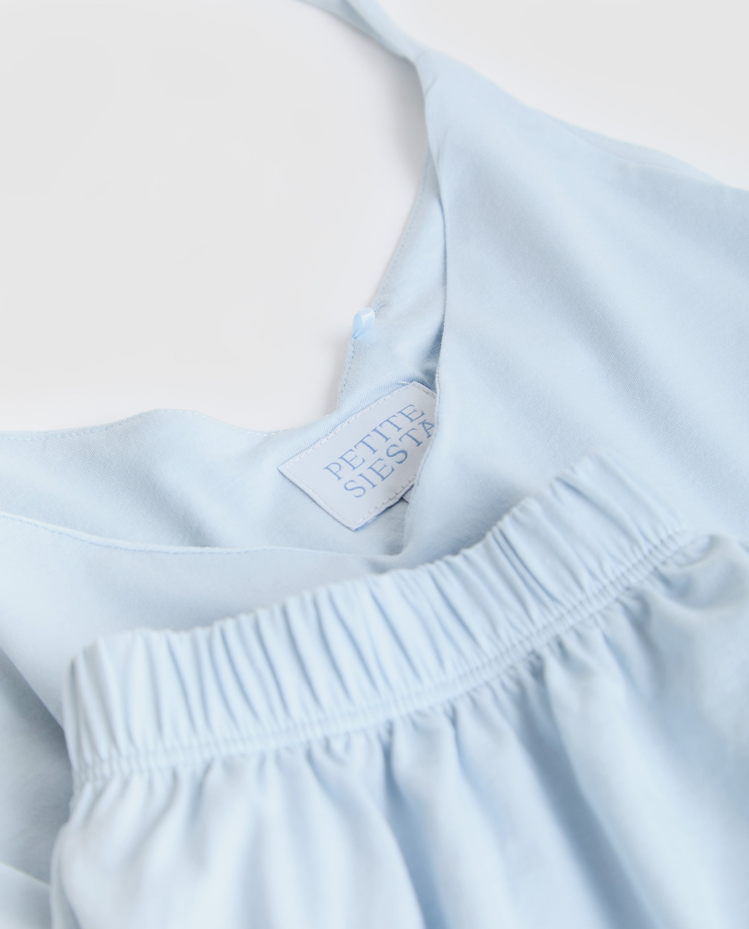 Pijama Mujer Tirantes Azul Corto