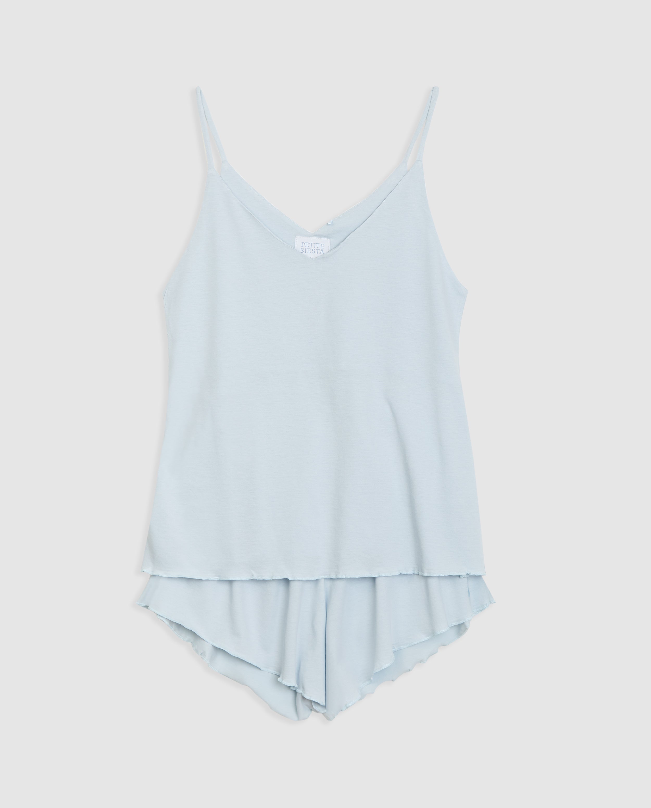 Pijama Mujer Tirantes Azul Corto
