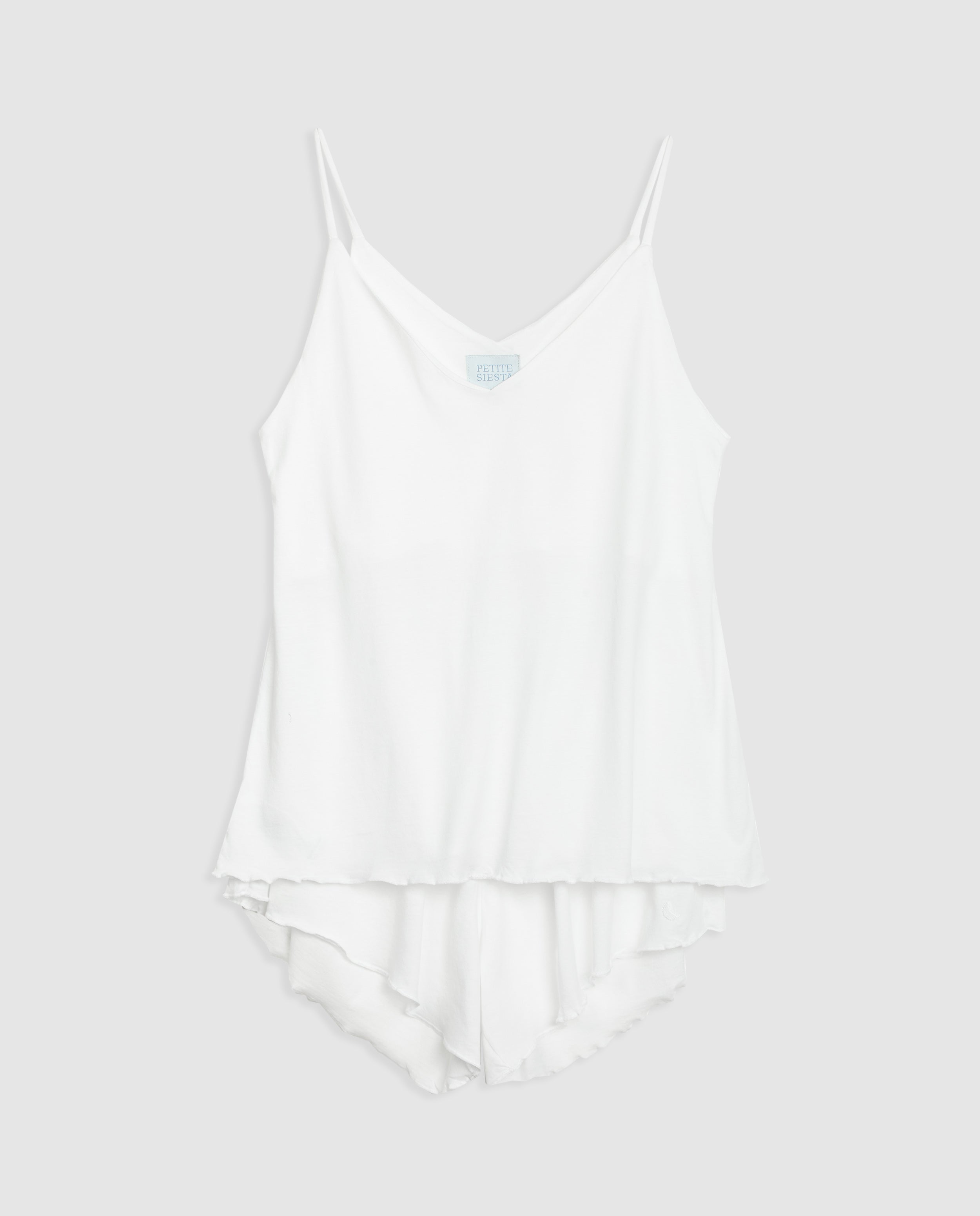 Pijama Mujer Tirantes Blanco Corto