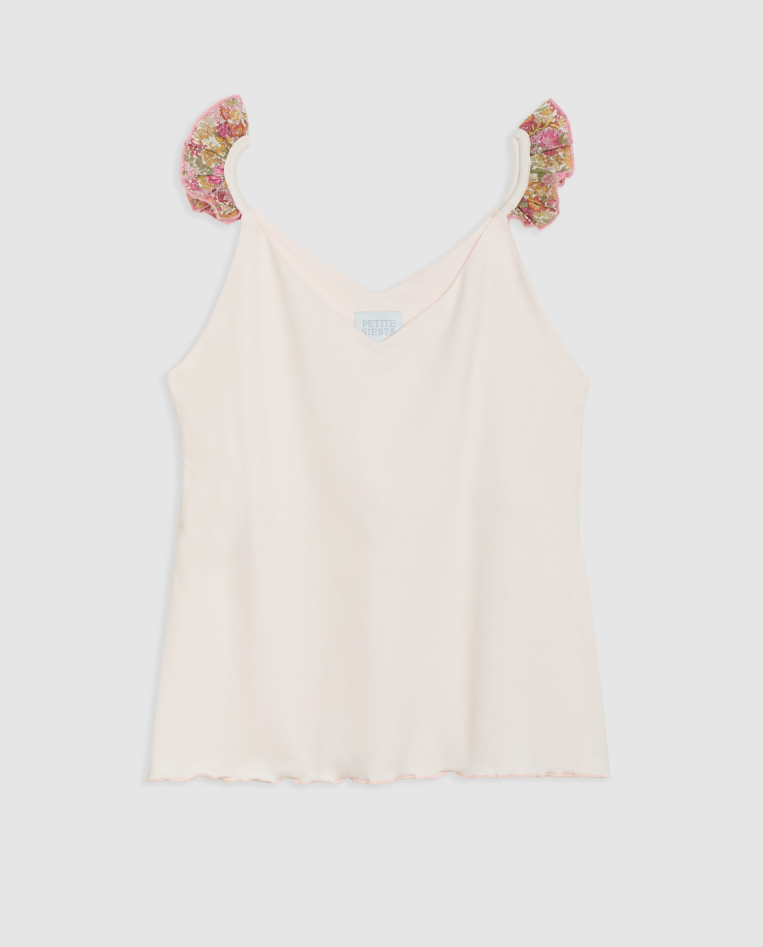Pyjama court à volants Liberty Annie pour femme