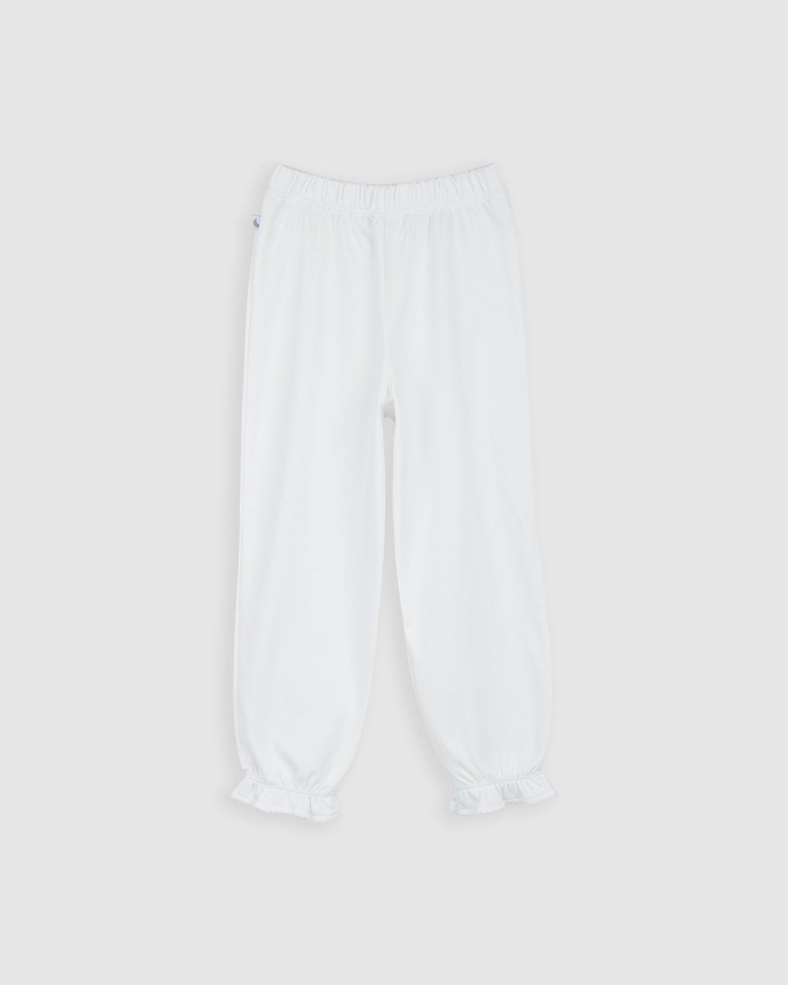 Pyjama enfant à volants et bande brodée