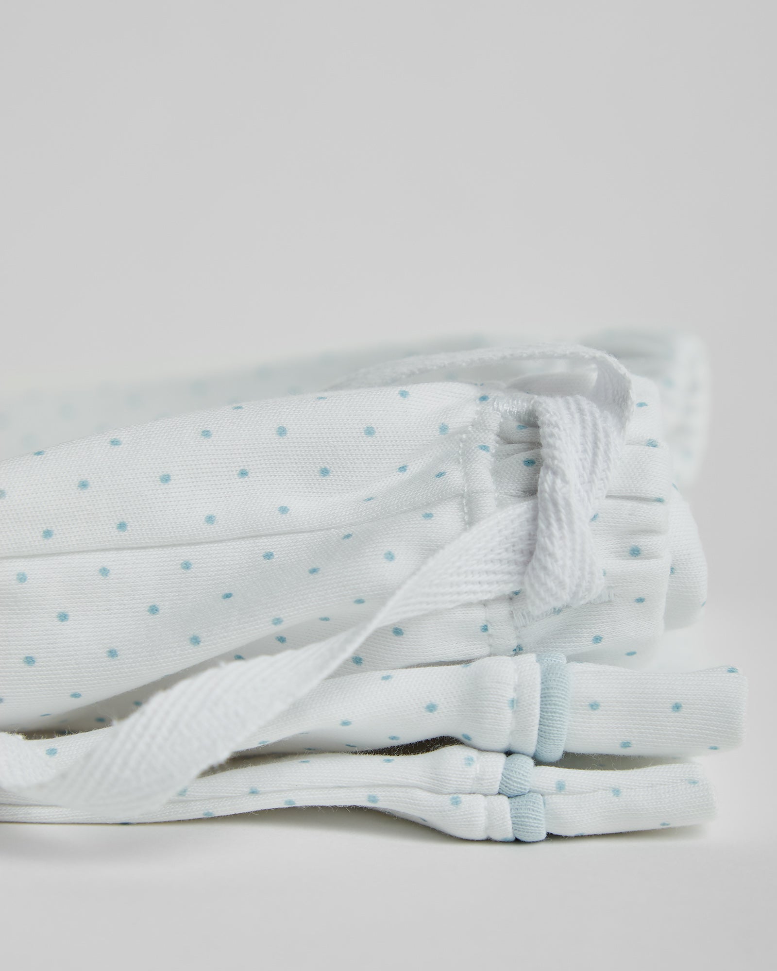 Pyjama chemise à pois bleus pour enfants