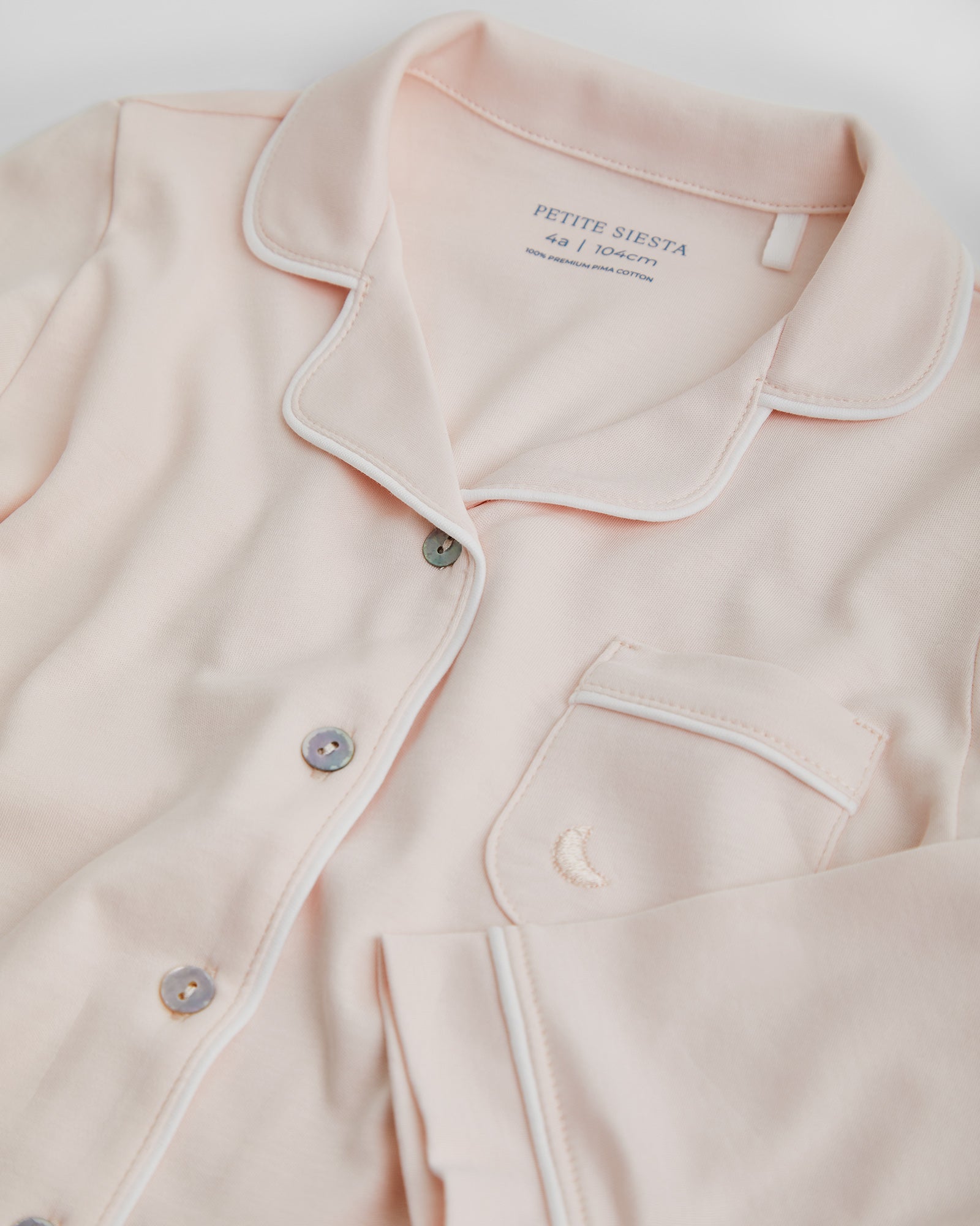 Pyjama enfant chemise rose