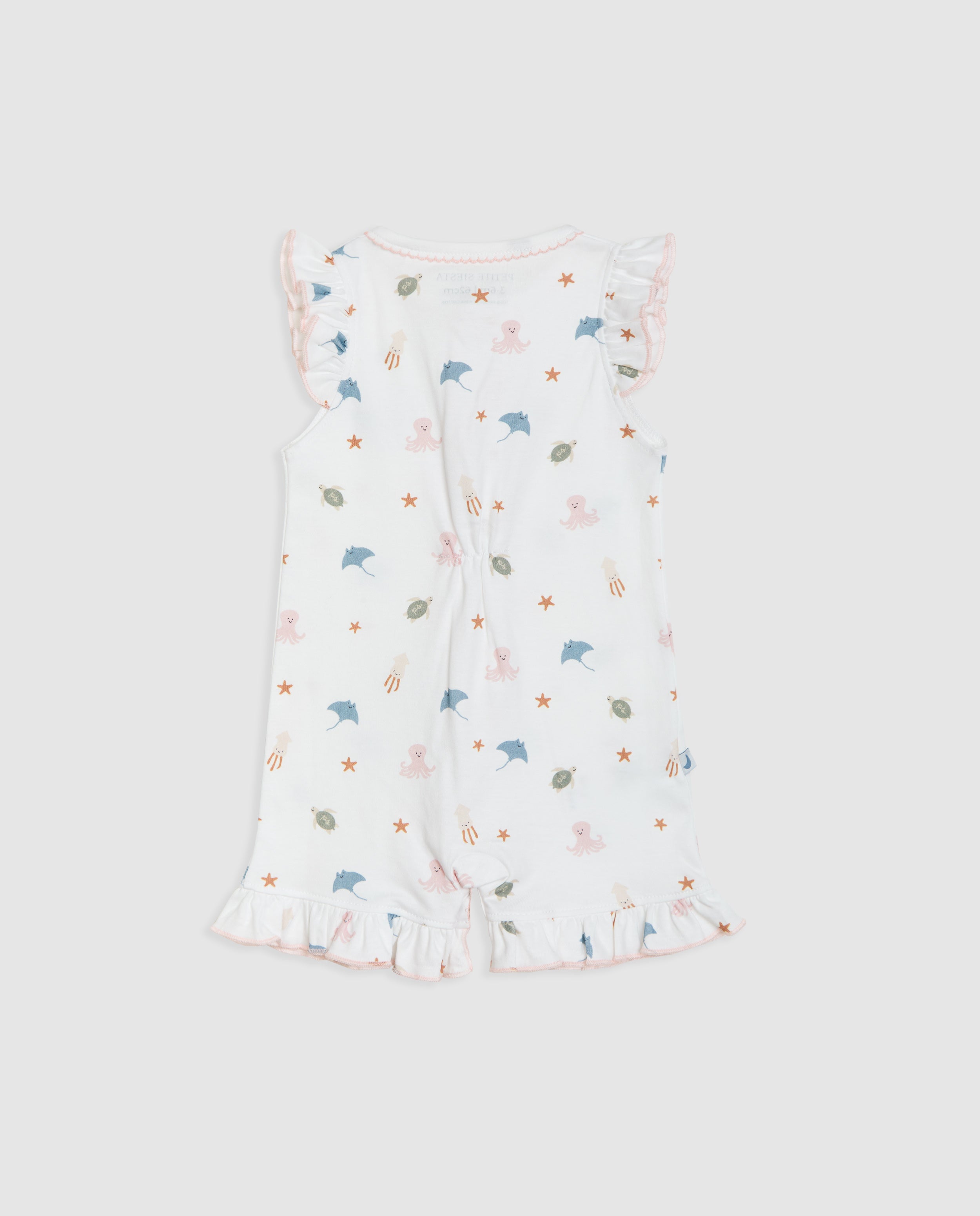 Pyjama court à volants pour bébé