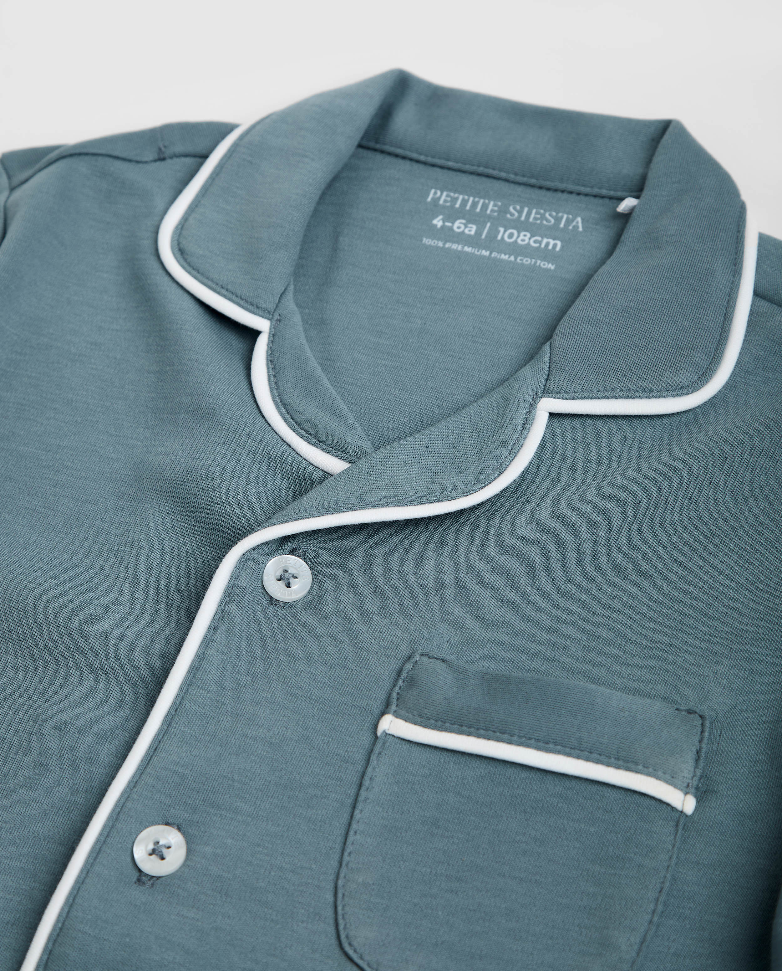 Chemise de pyjama pour enfant bleu foncé
