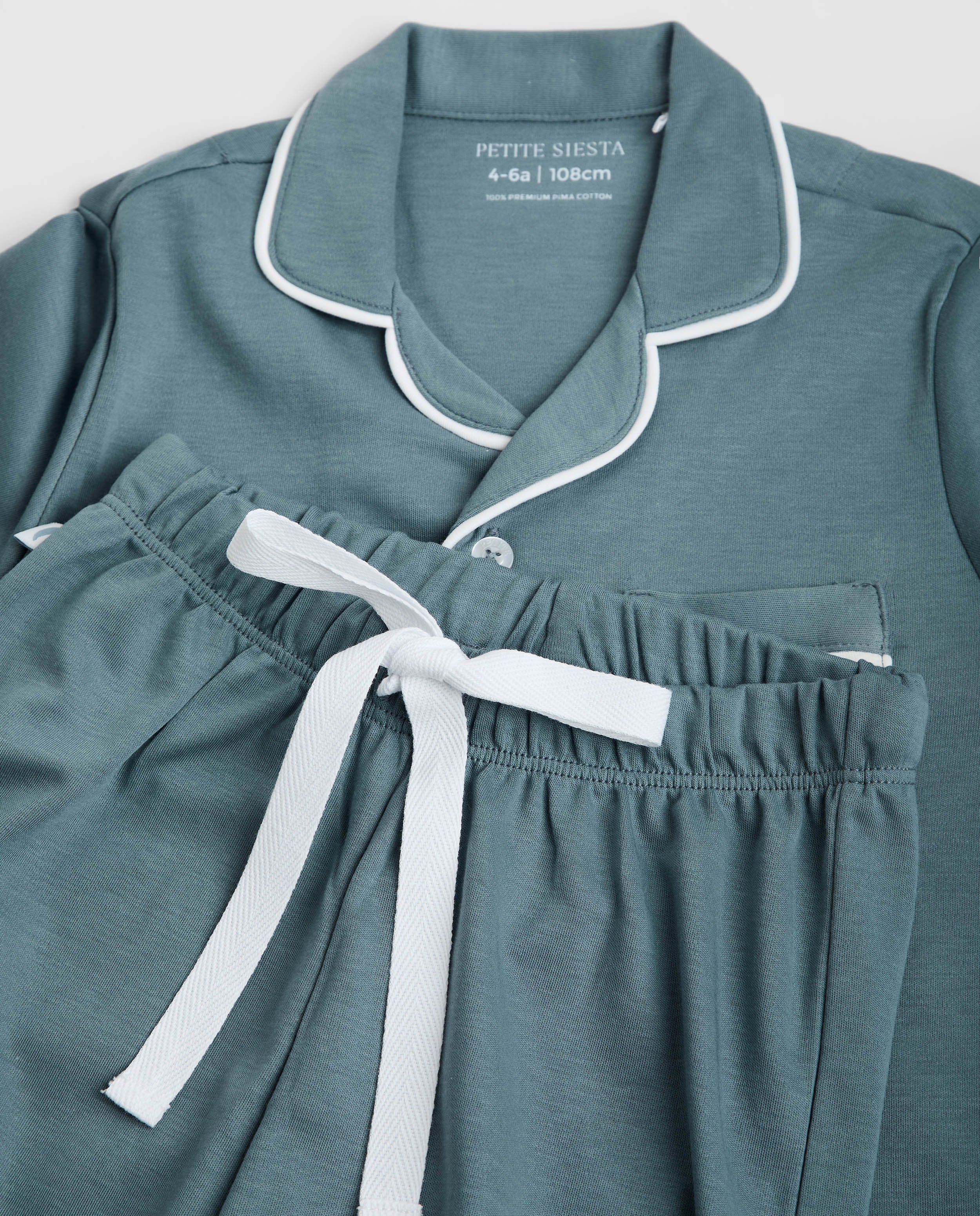 Chemise de pyjama pour enfant bleu foncé