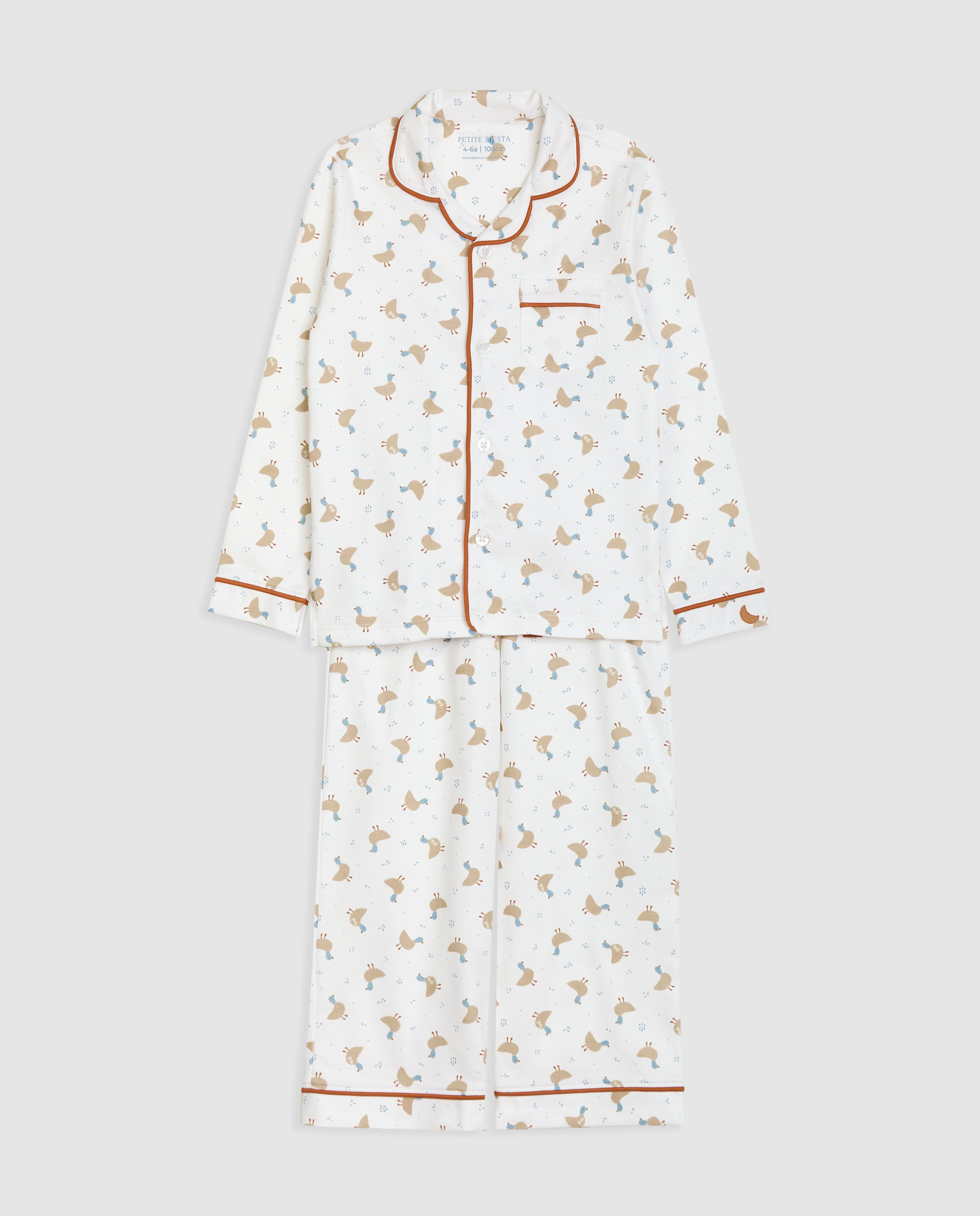 Pyjama chemise canard pour enfants