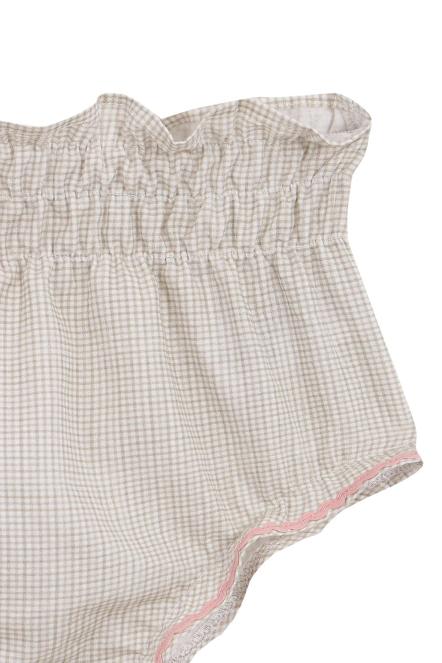 Braguita Vichy Beige & Rosa