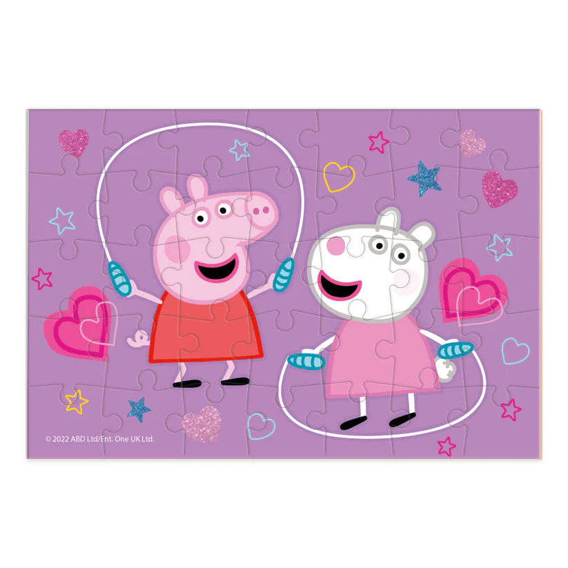 Mini-puzzle Peppa Pig et Suzy Sheep