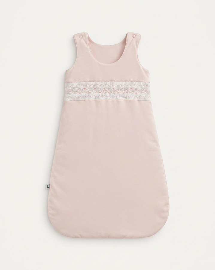 Saco de Dormir Bebé Smock Rosa