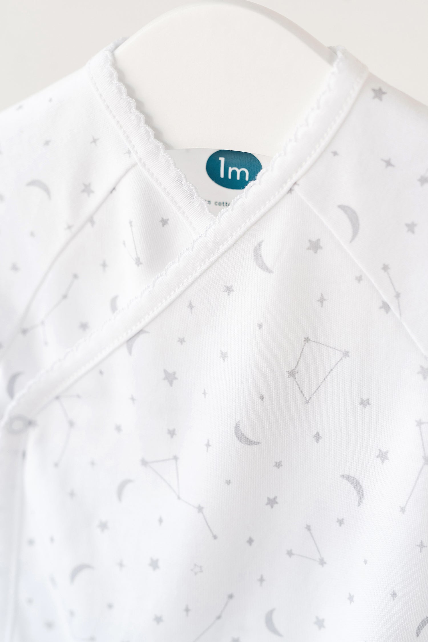 Gray Stars Kimono Bodysuit