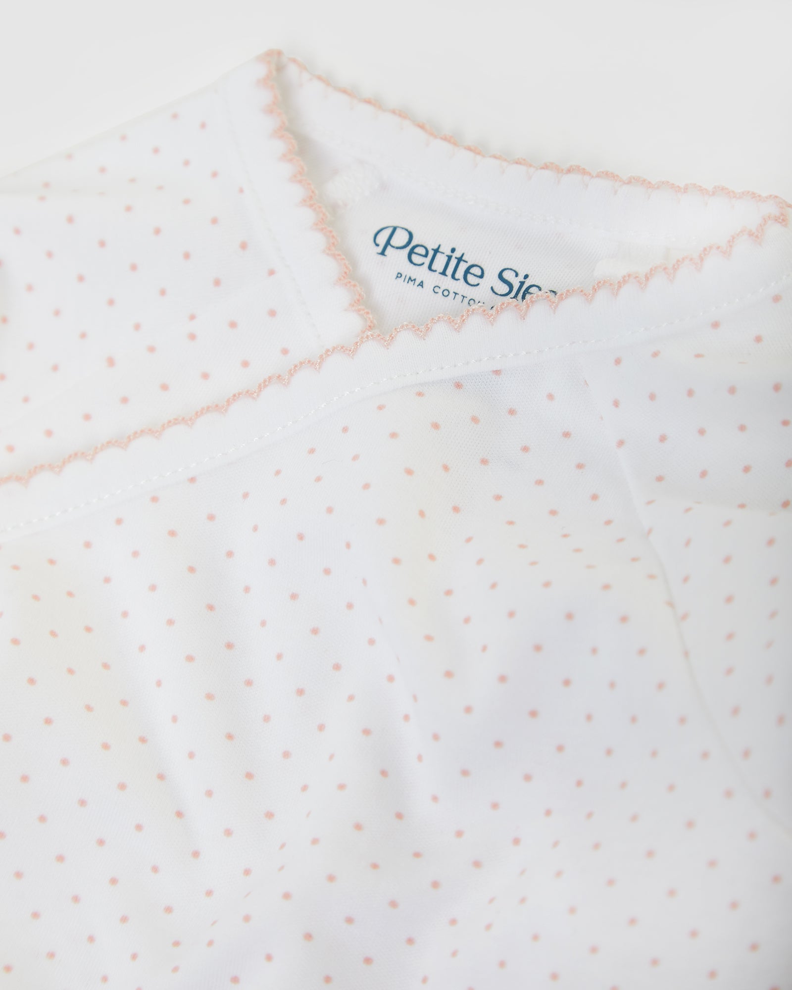 Body kimono à pois roses