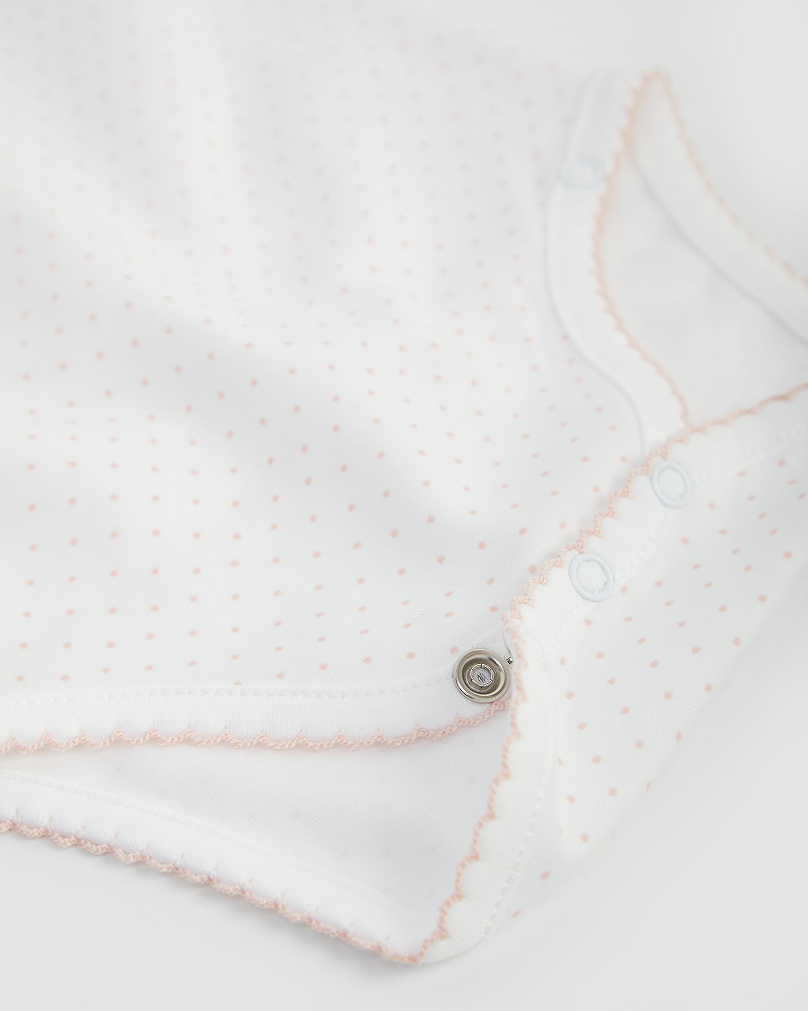 Body kimono à pois roses