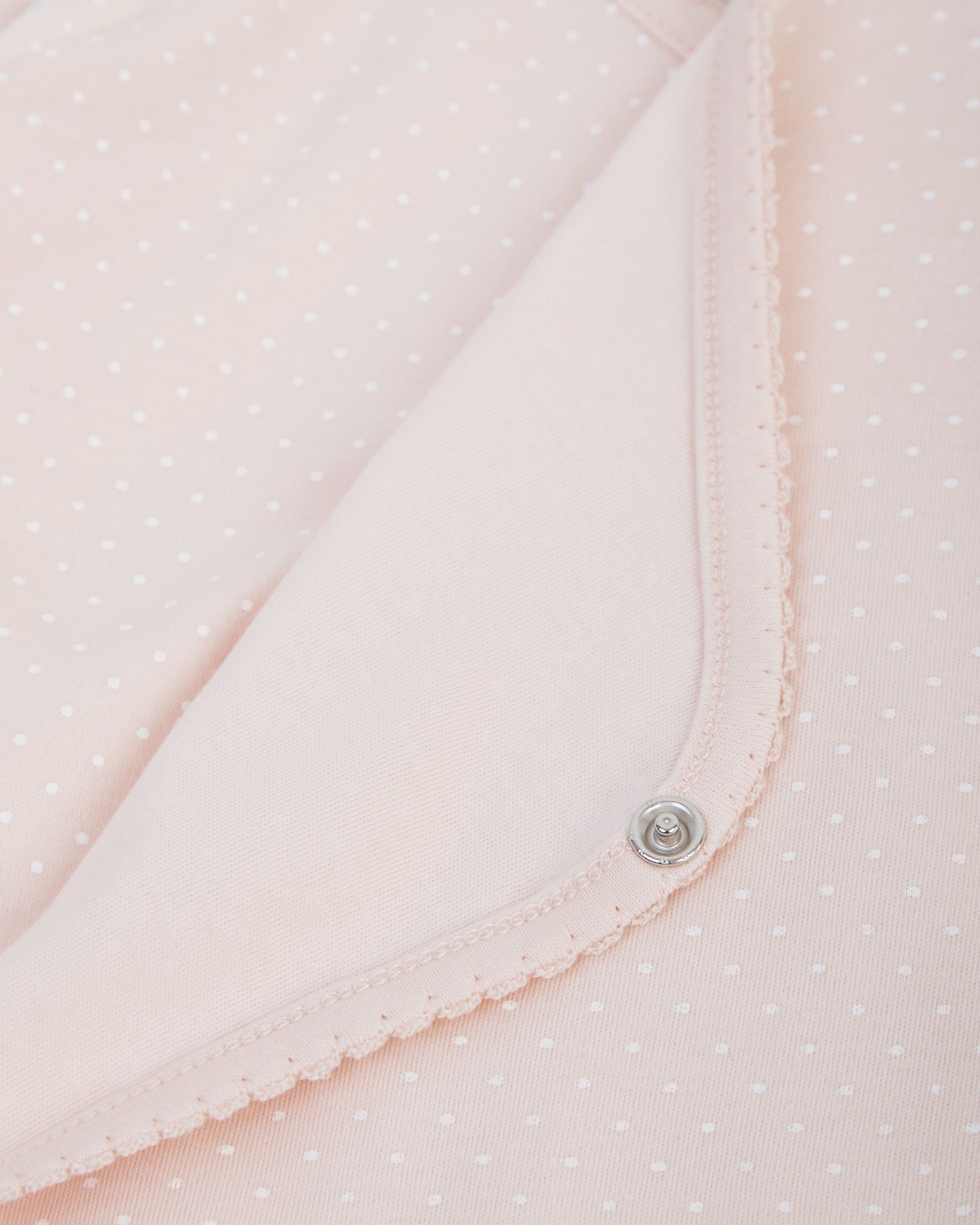 Body Kimono Rosa Puntos Blancos