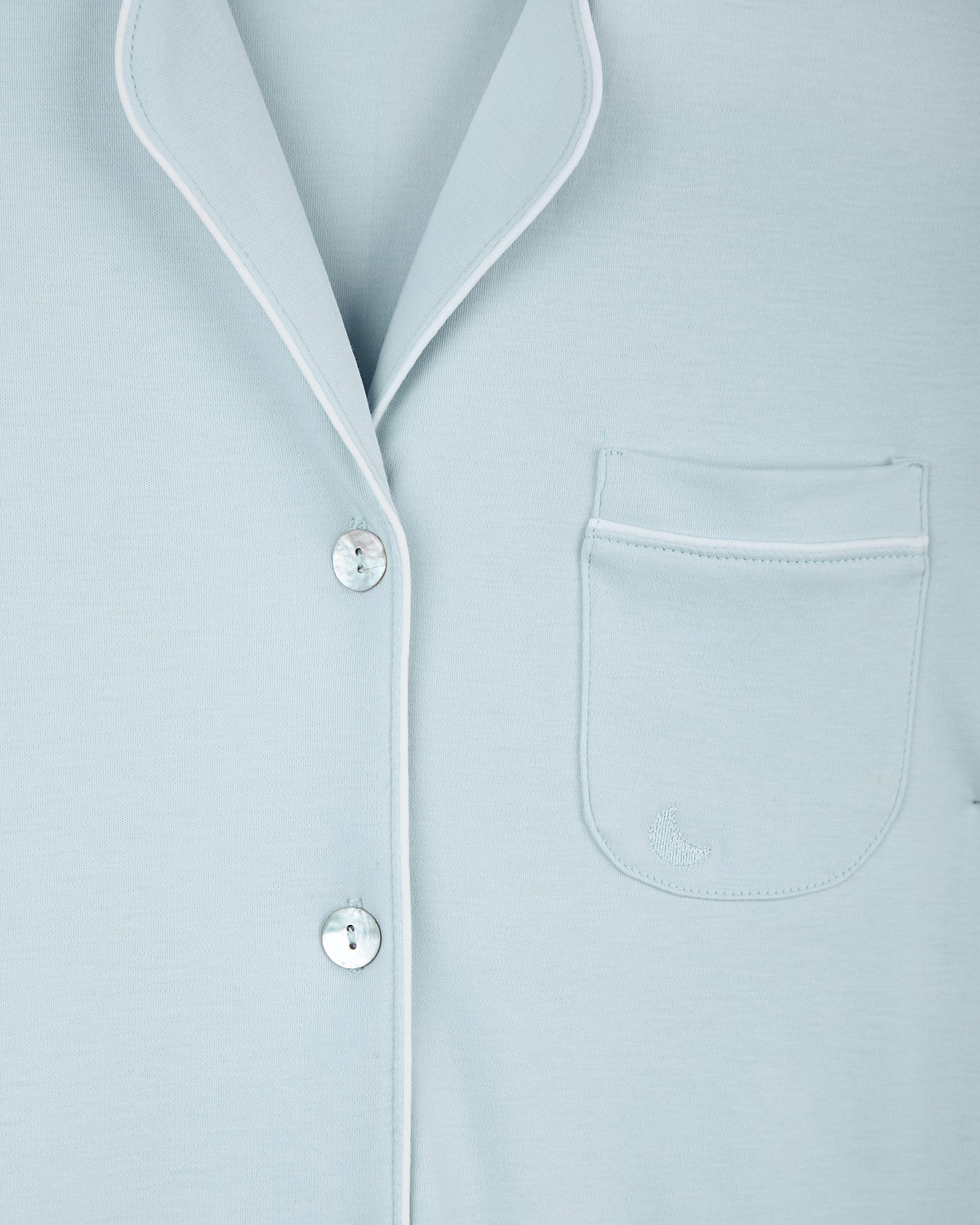 Chemise de nuit bleue pour femme