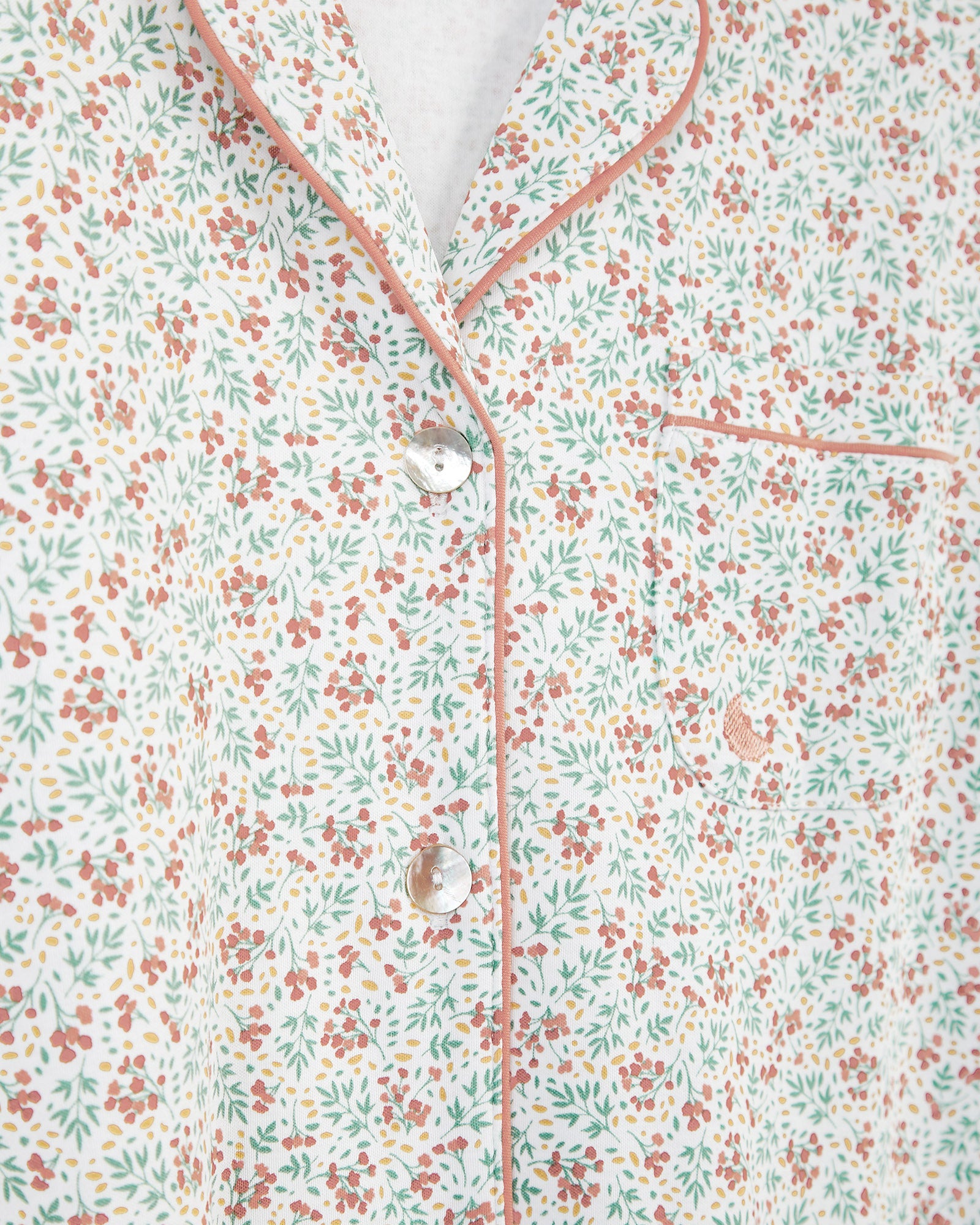 Chemise de nuit à fleurs pour femme