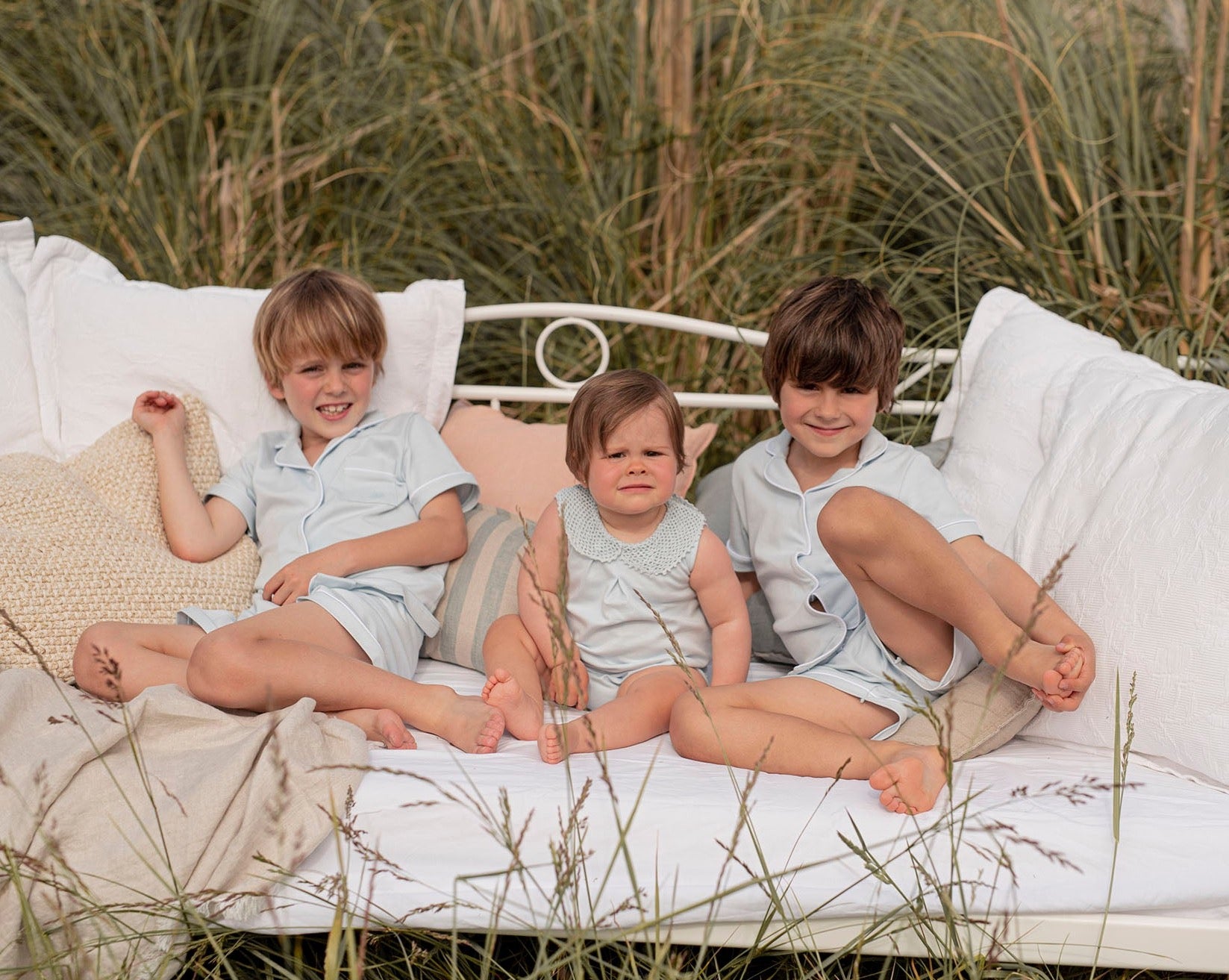 Grenouille bébé bleue au crochet