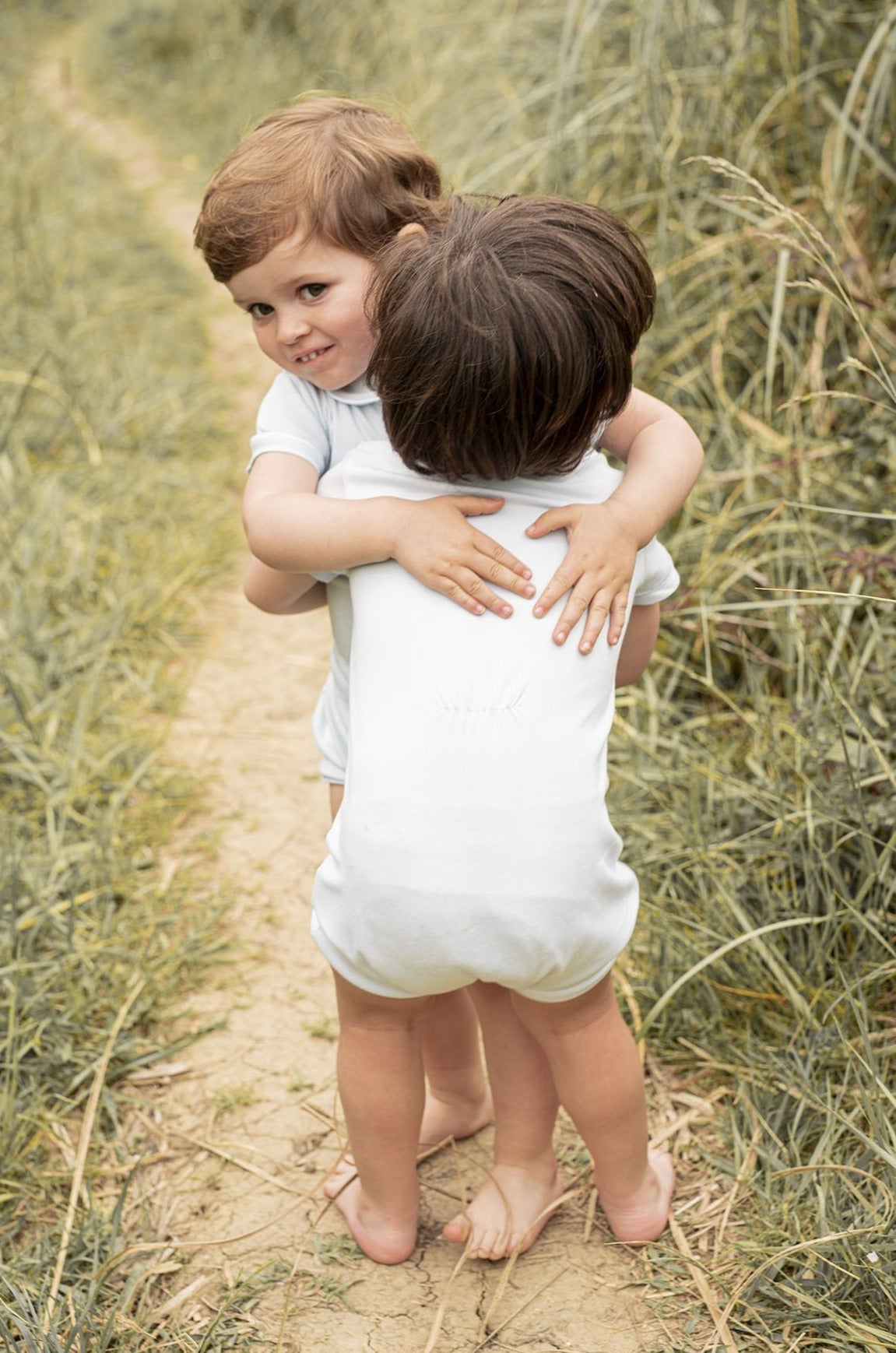 Short Blue Shirt Baby Pajamas
