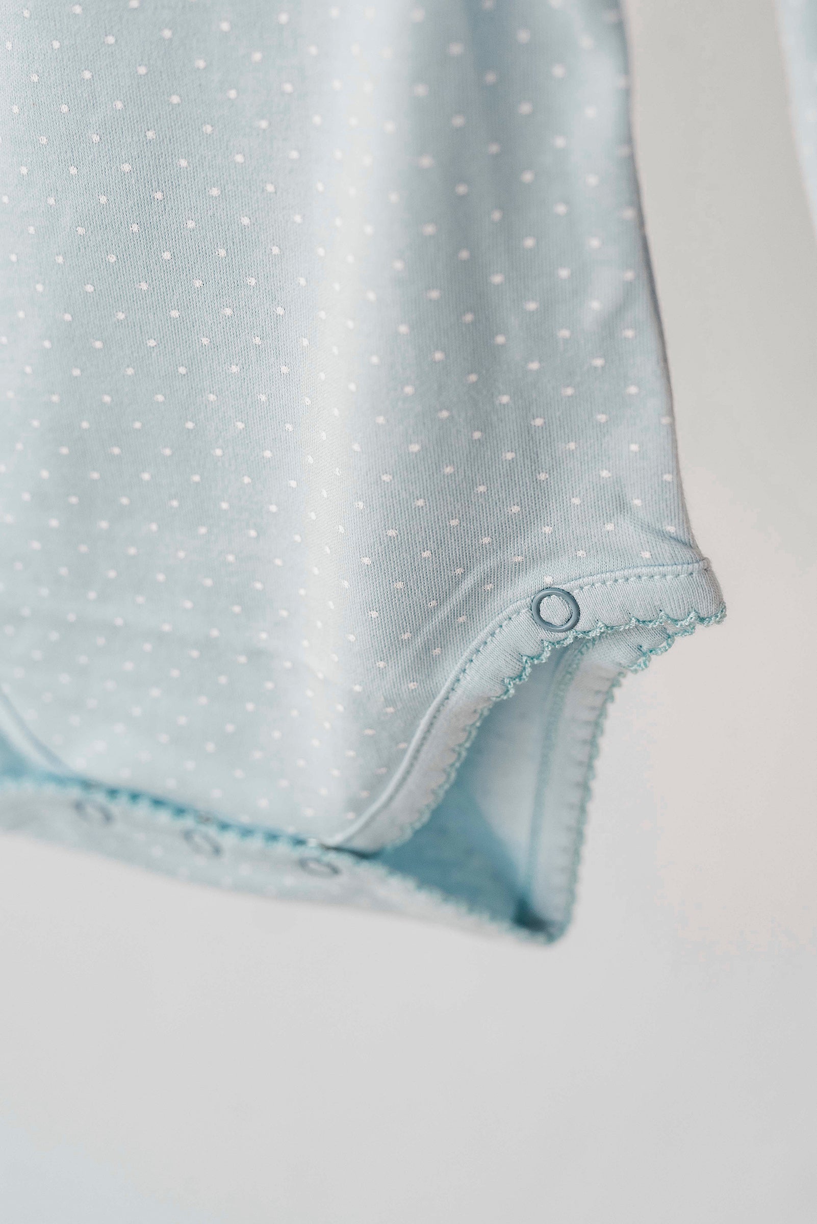 Body Kimono Azul Puntos Blancos