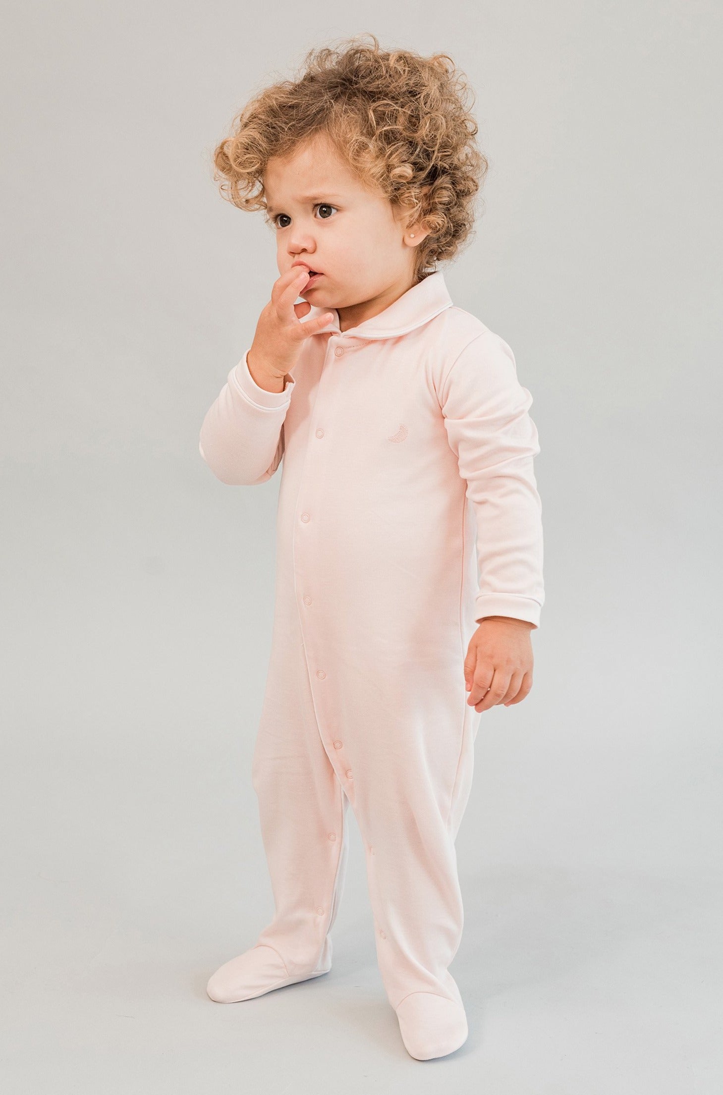 Pijama Bebé Camisero Rosa