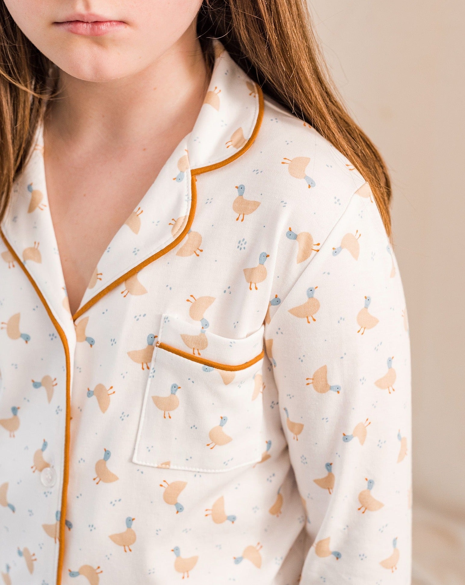 Pyjama chemise canard pour enfants