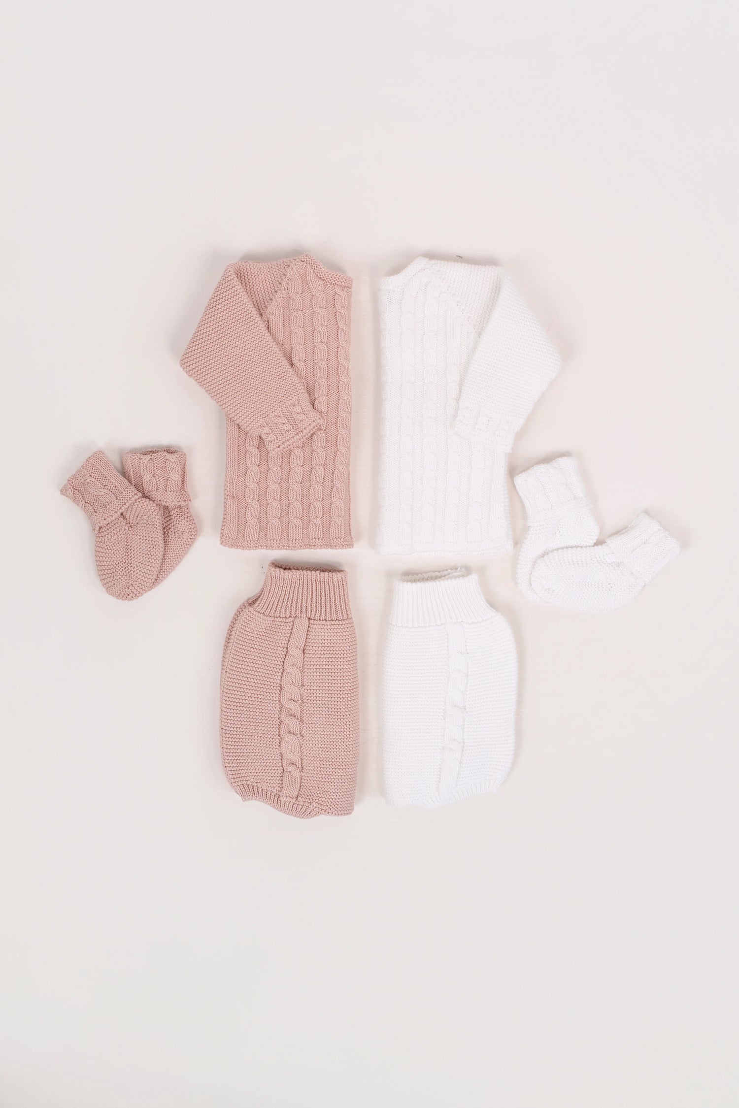 Set Punto Culote Trenzas Rosa