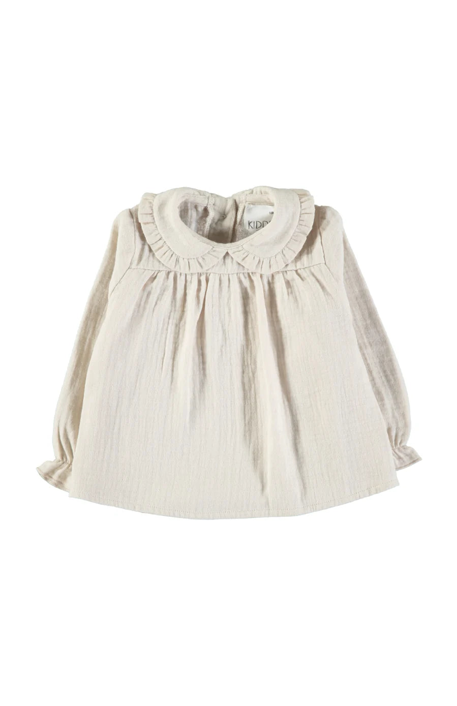 Bambula Cream Long Sleeve Blouse