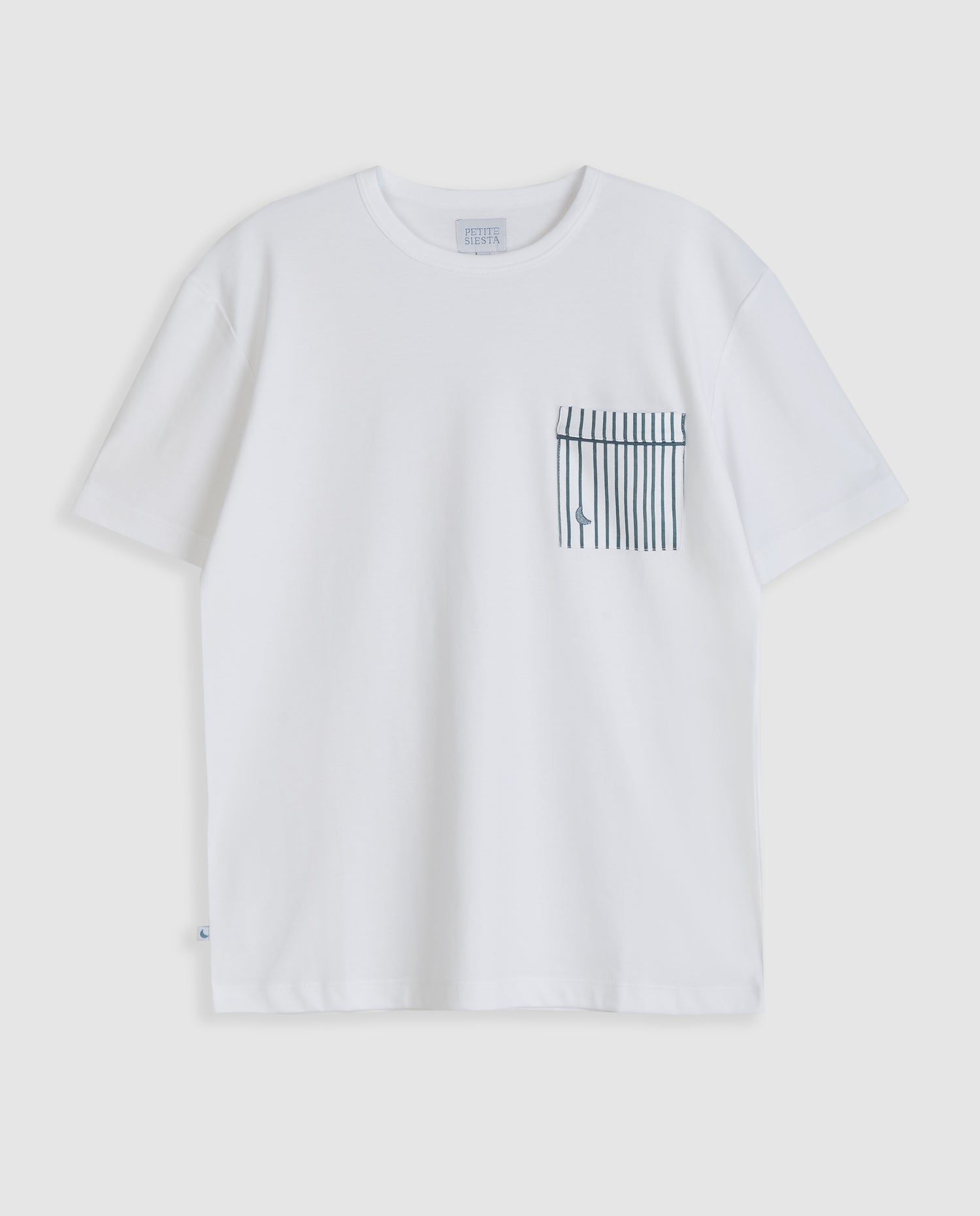 Pijama Hombre Camiseta Raya Deep Blue Corto