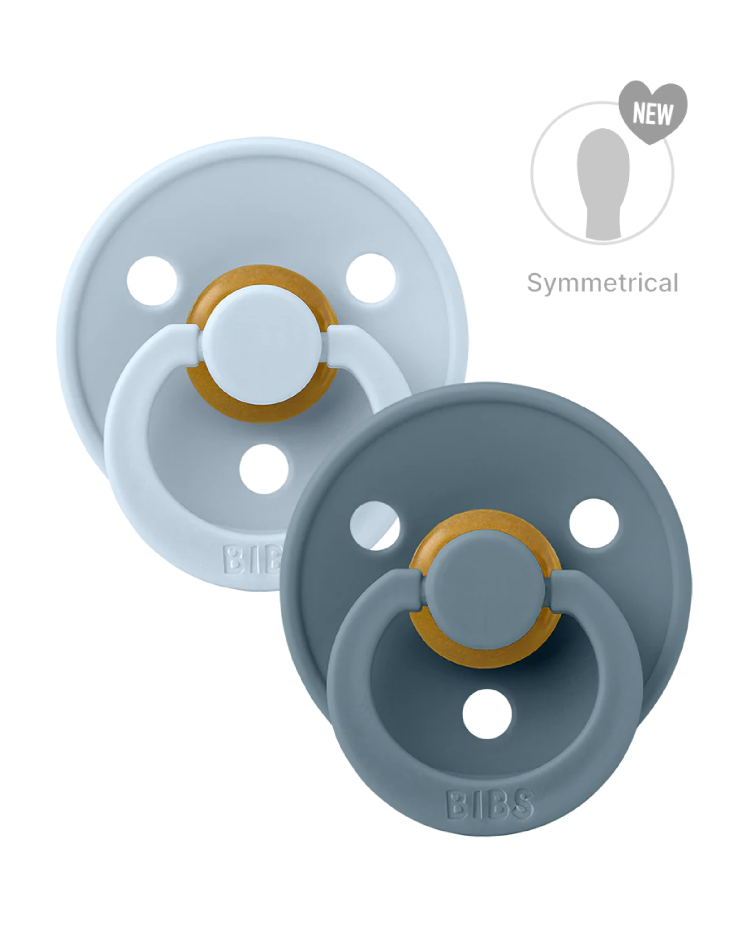 BIBS Baby Blue/Petrol Pacifiers 