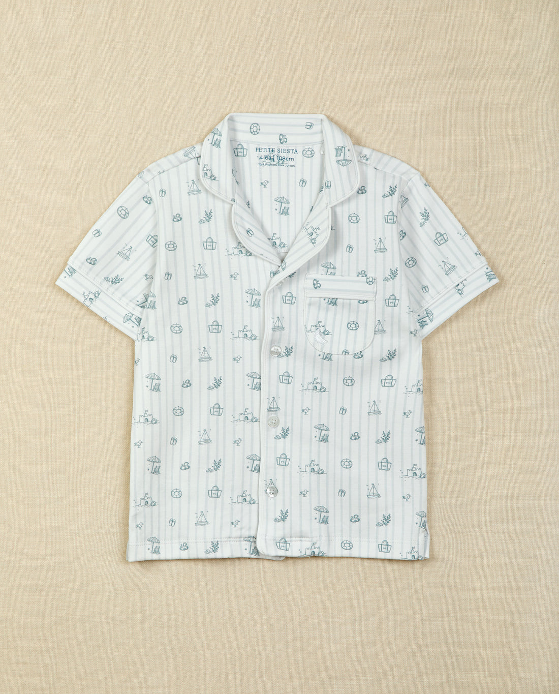 Pijama Kids Camisero Sandcastles Corto