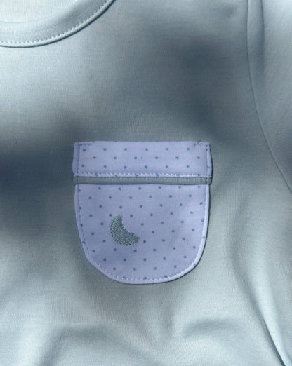 Kids Blue Dot Short Pajamas