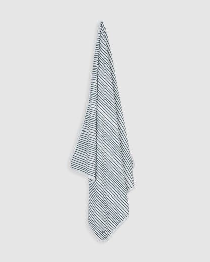 Lange bébé à rayures bleu foncé