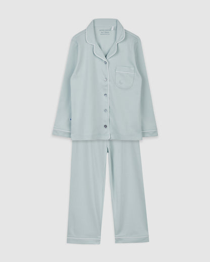 Kids Blue Shirt Pajamas