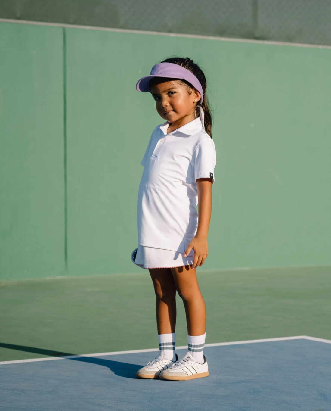 Polo Active+ Niños - Blanco